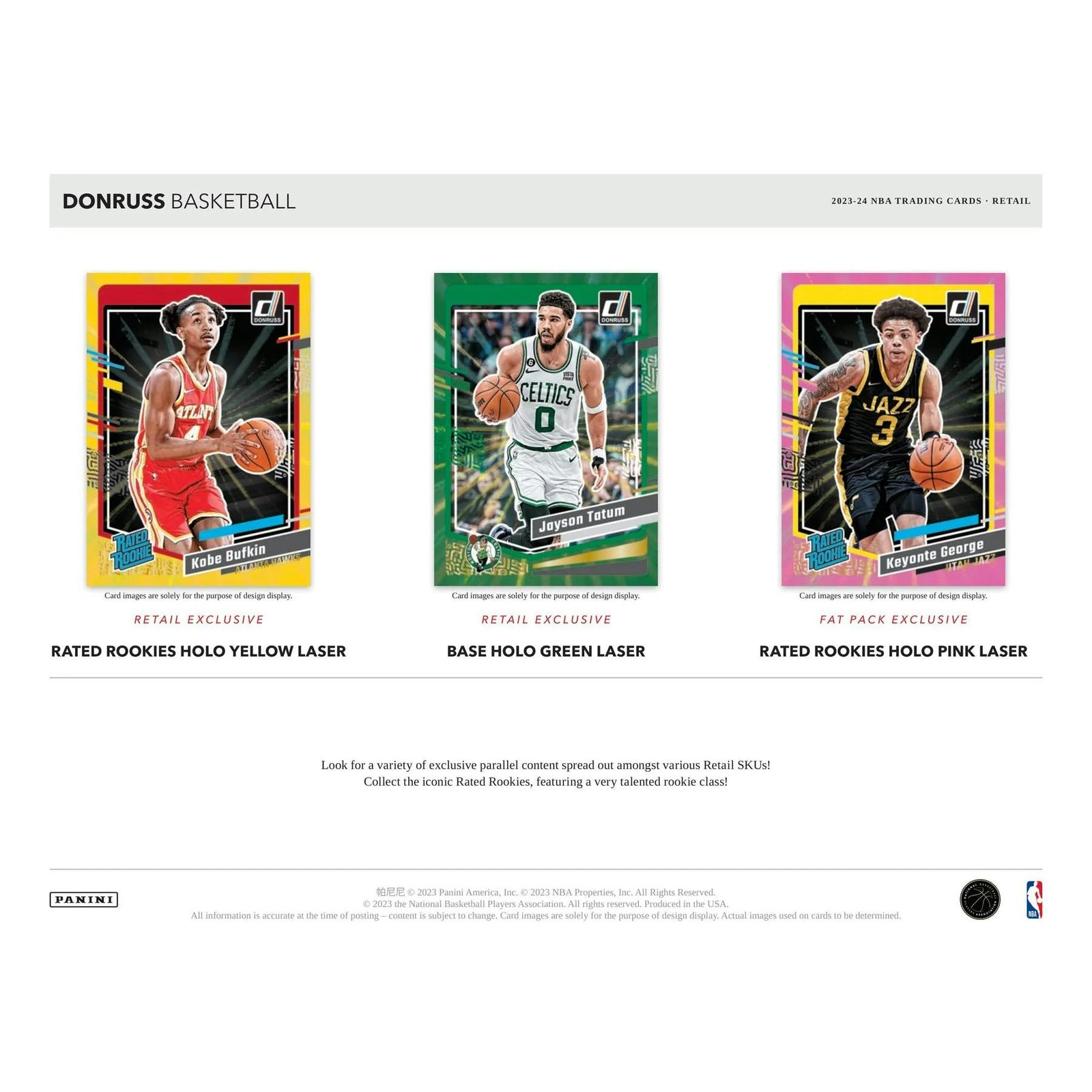 2023-24 Panini Donruss Basketball Jumbo Value Box (Ships Sealed Only)