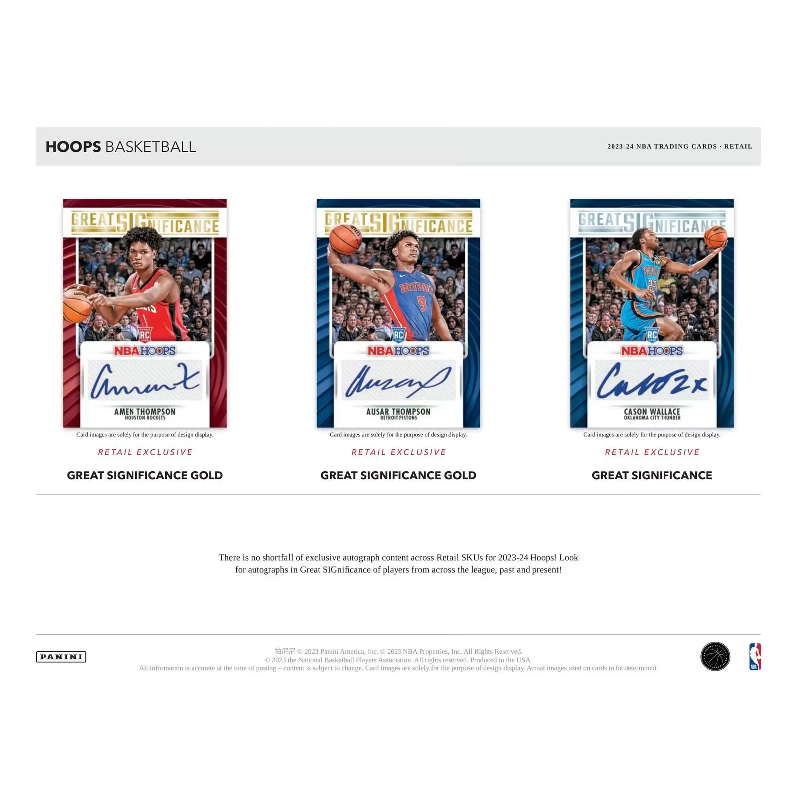 2023-24 Panini NBA Hoops Basketball Jumbo Value Box (Ships Sealed Only)