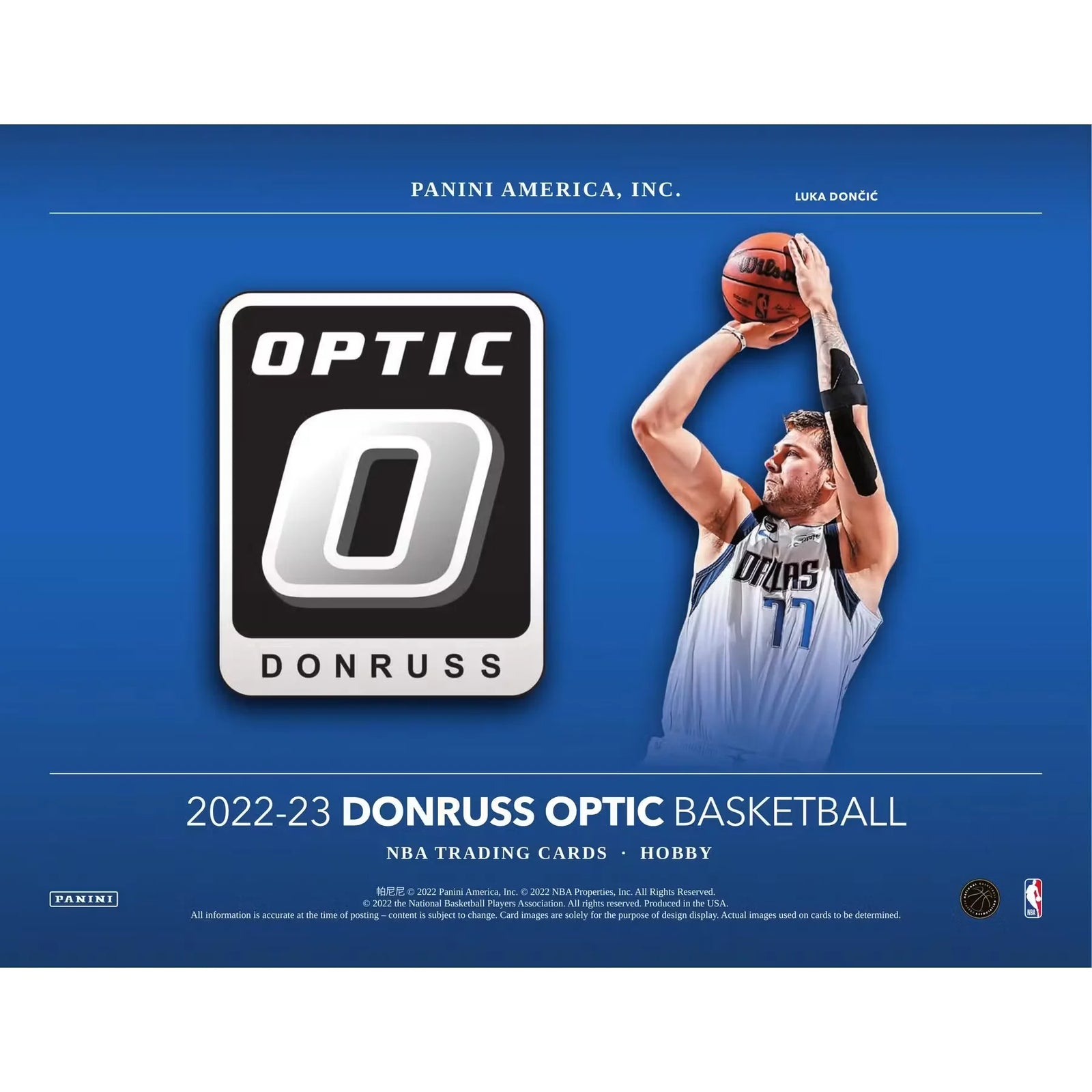 2022-23 Panini Donruss Optic Basketball Hobby Box (Ships Sealed Only)