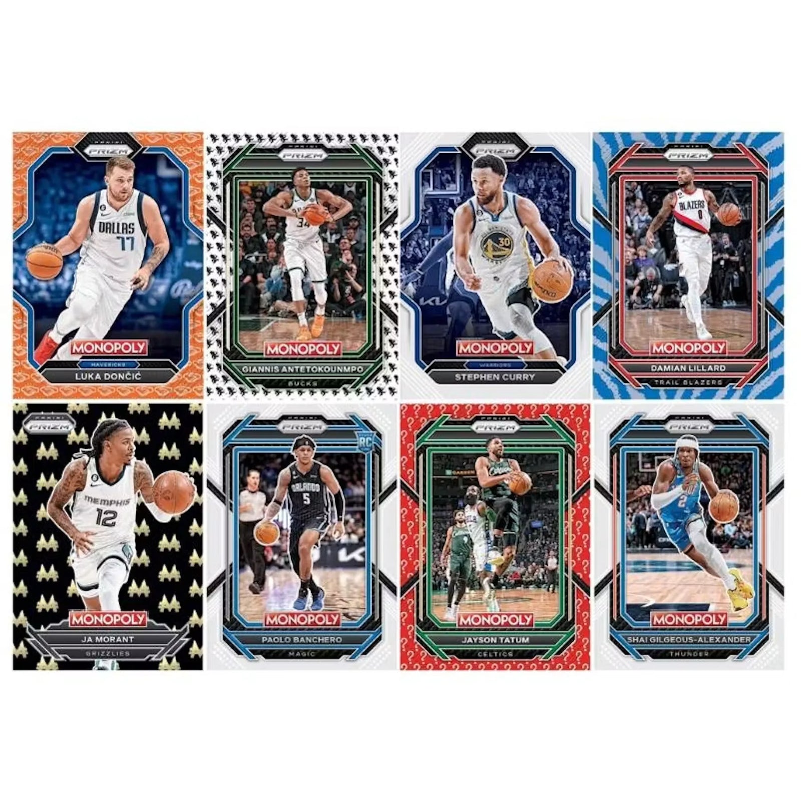 2022-23 Panini Prizm Monopoly Basketball Booster Box (Ships Sealed Only)