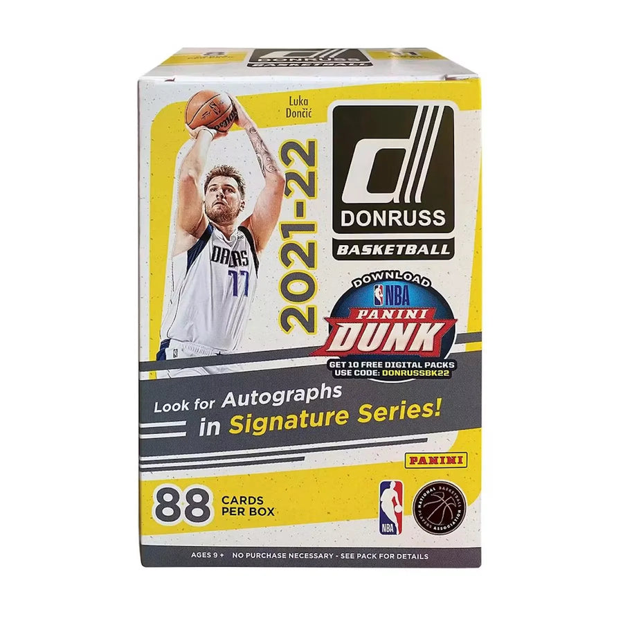 2021-22 Panini Donruss Basketball Blaster Box | Orange and Purple Laser Parallels (Ships Sealed Only)