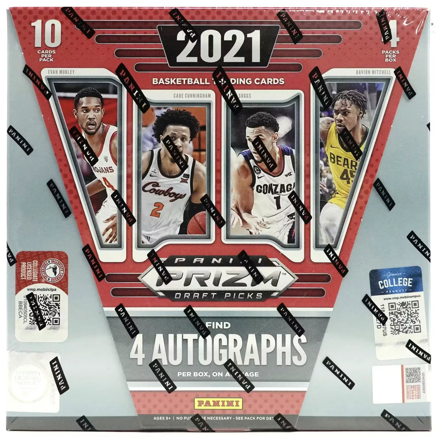 2021-22 Panini Prizm Draft Picks Basketball Hobby Box (Ships Sealed Only) - D