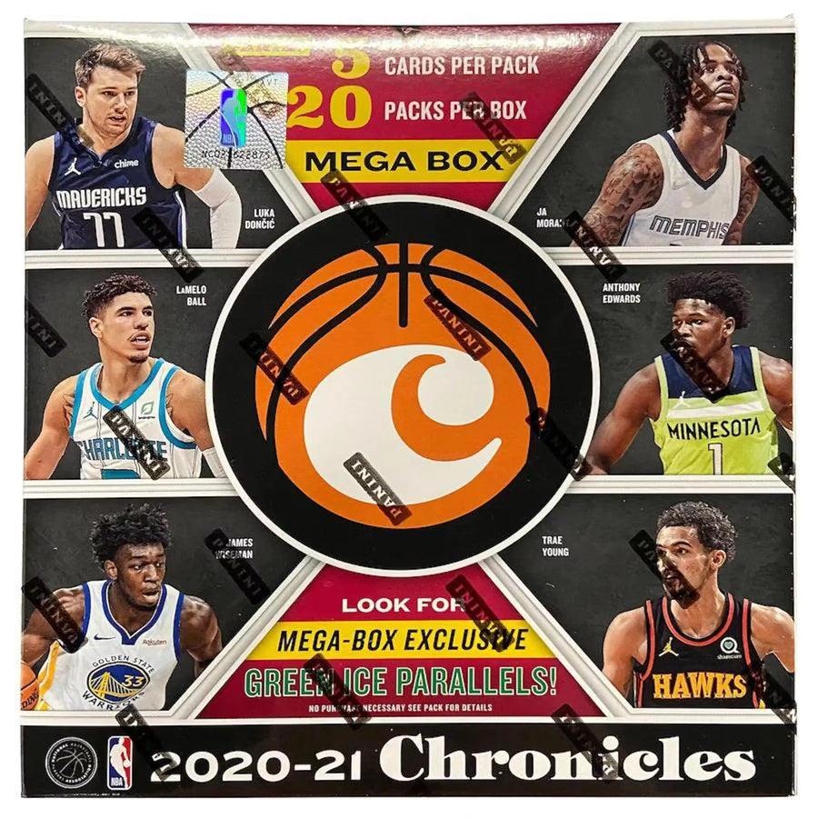 2020-21 Panini Chronicles Basketball Mega Box (Green Parallels!) () (Ships Sealed Only)