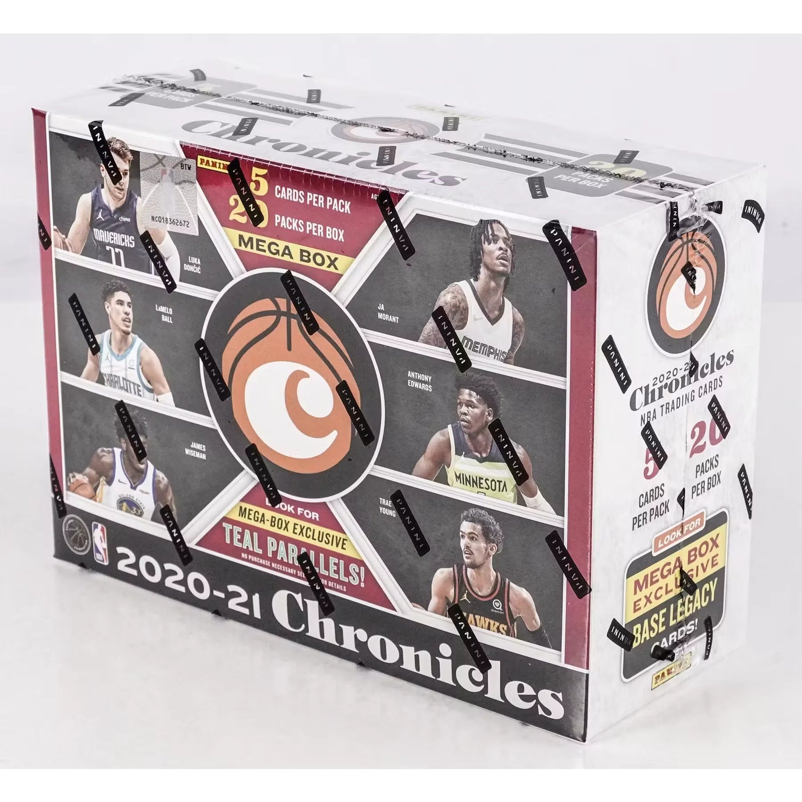 2020-21 Panini Chronicles Basketball Mega Box (Teal Parallels) (Ships Sealed Only) - D