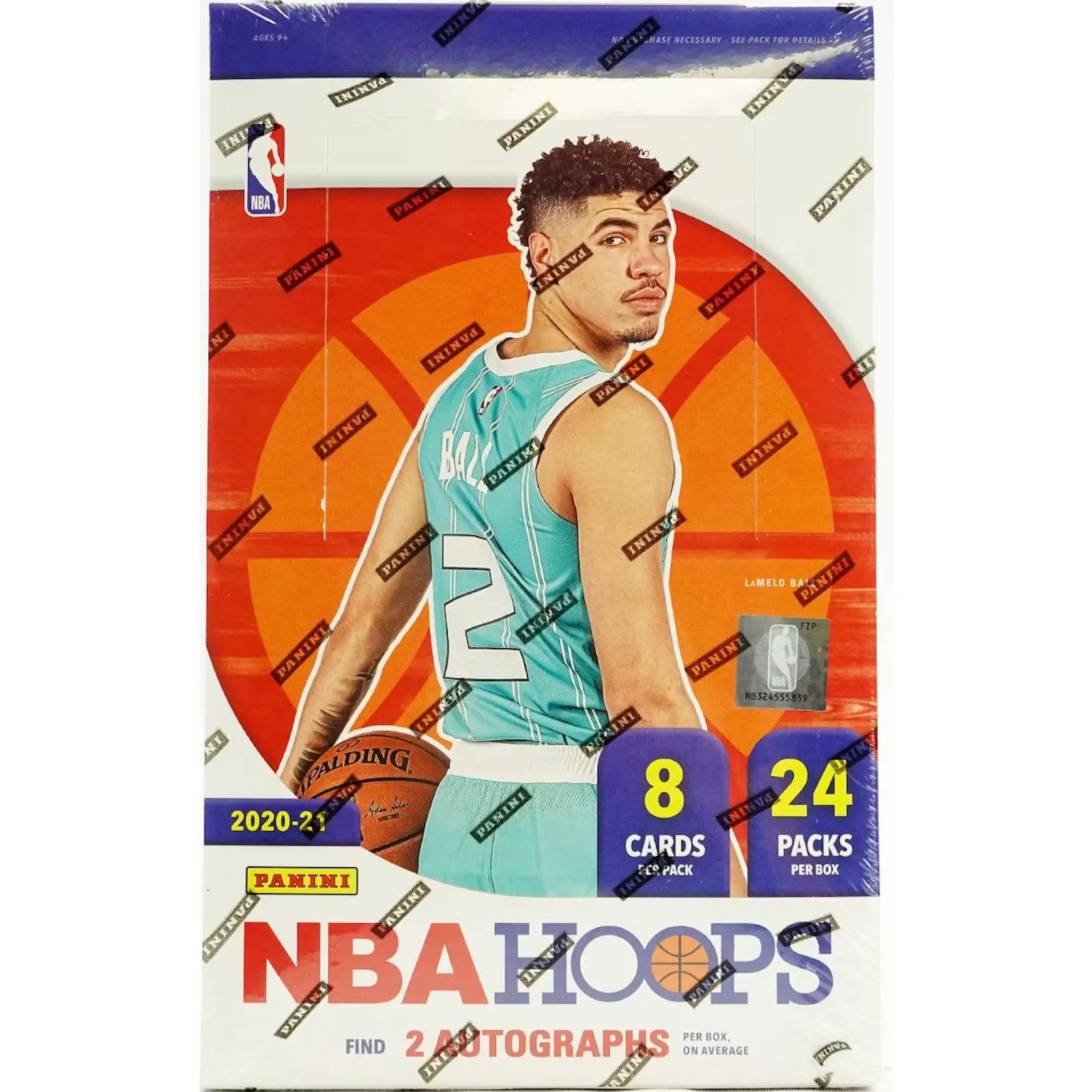 2020-21 Panini NBA Hoops Basketball Hobby Box (Ships Sealed Only) - D