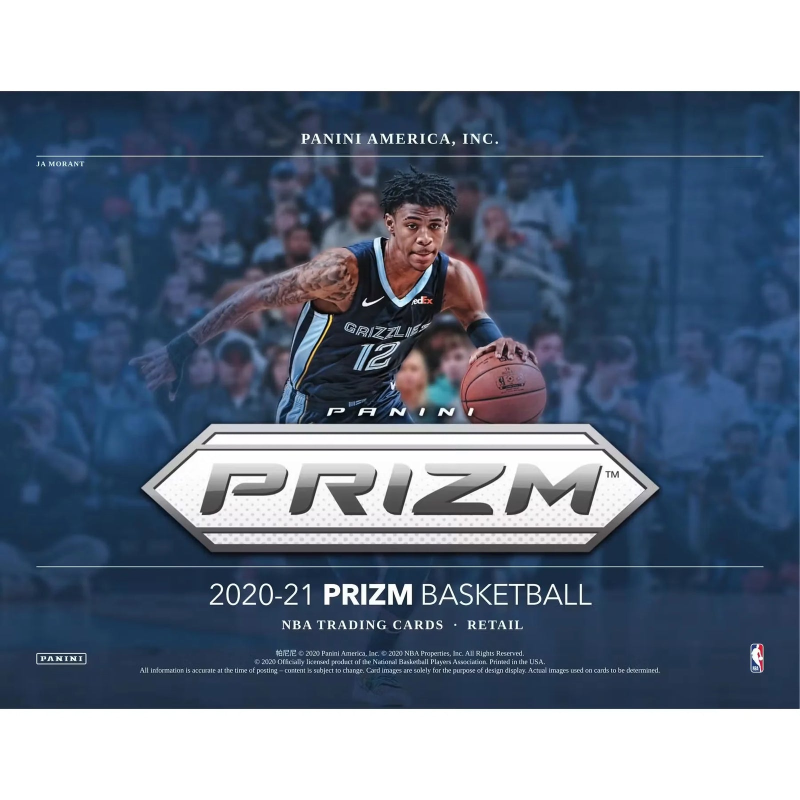 2020-21 Panini Prizm Basketball 24-Pack Retail Box (Ships Sealed Only) - D