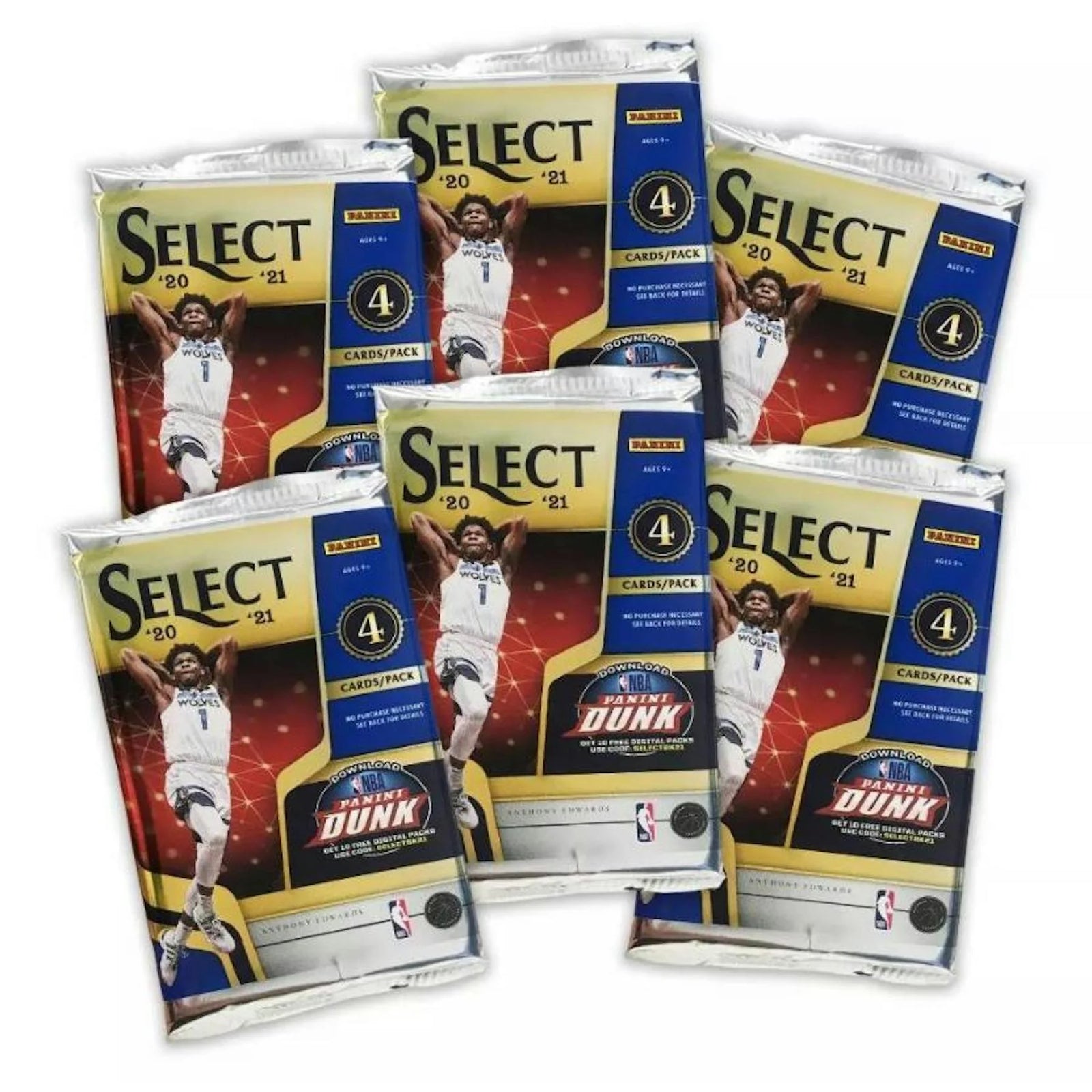 2020-21 Panini Select Basketball Blaster Box (Flash Prizms!) (Ships Sealed Only) - D2