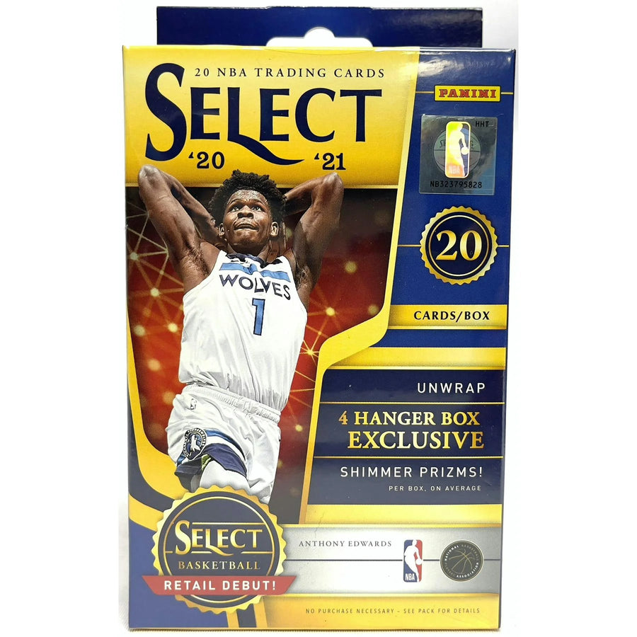 2020-21 Panini Select Basketball Hanger Box (Shimmer Prizms!) (Ships Sealed Only) - D2