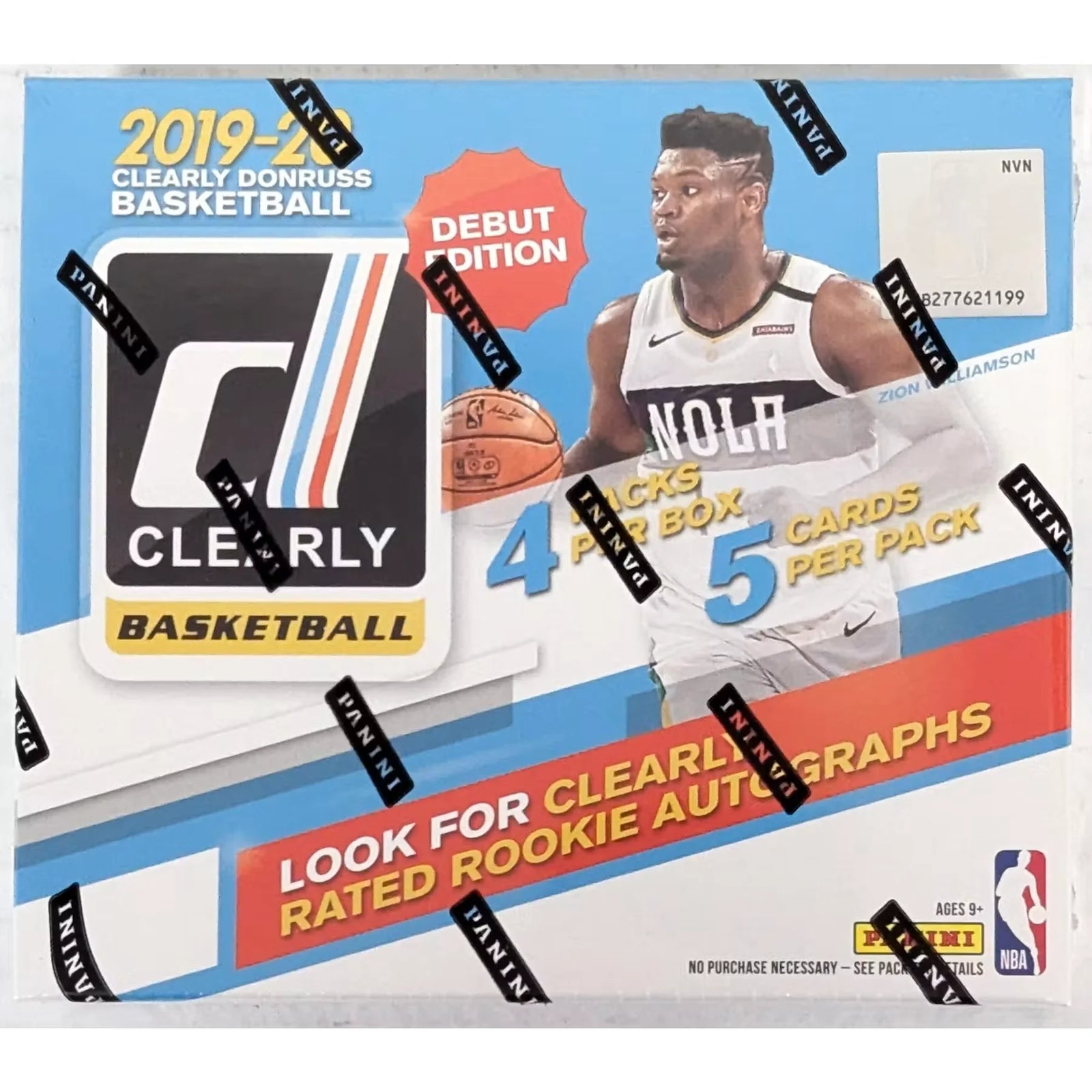 2019-20 Panini Clearly Donruss Basketball Hobby Box (Ships Sealed Only) - D