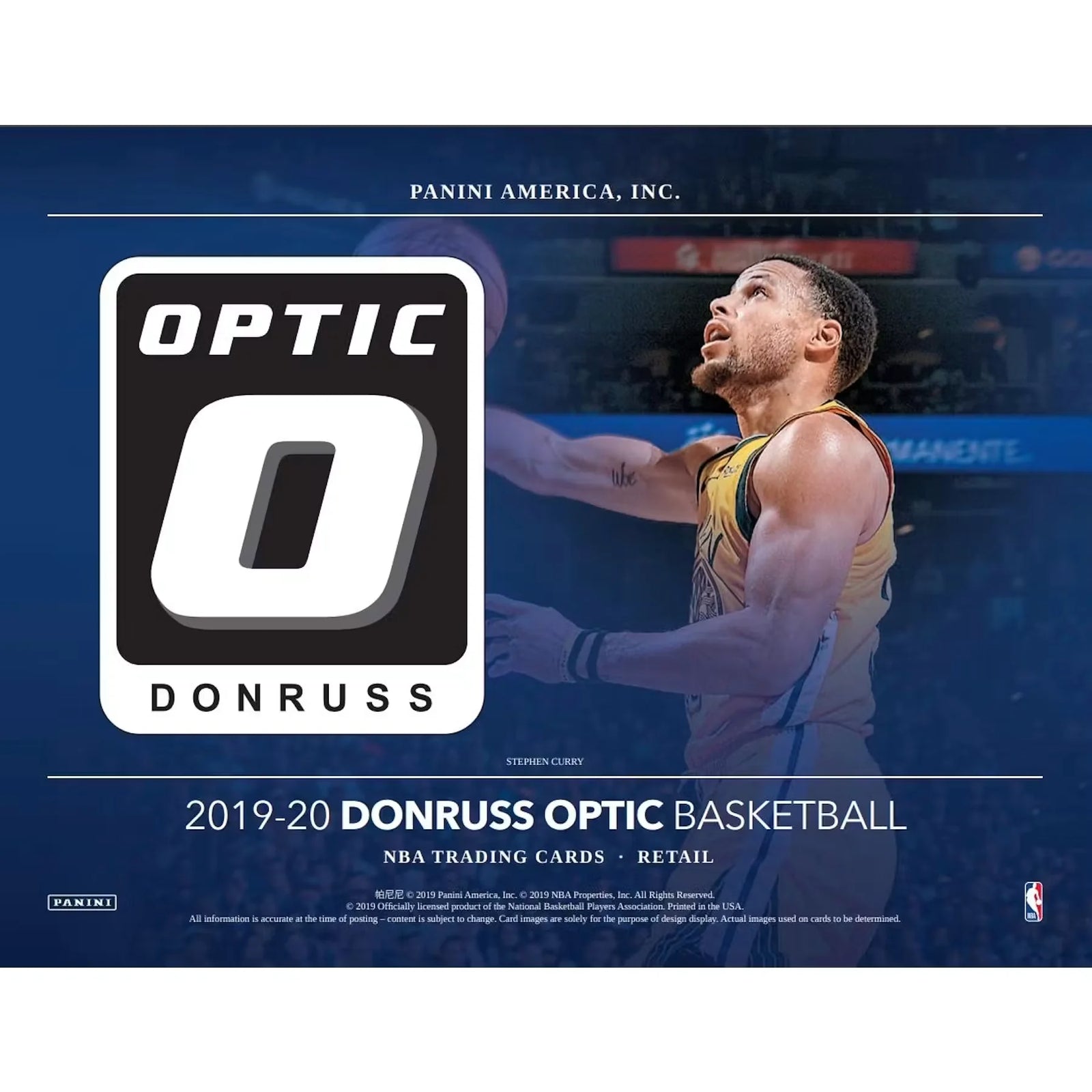 2019-20 Panini Donruss Optic Basketball Blaster Box (Ships Sealed Only) - D