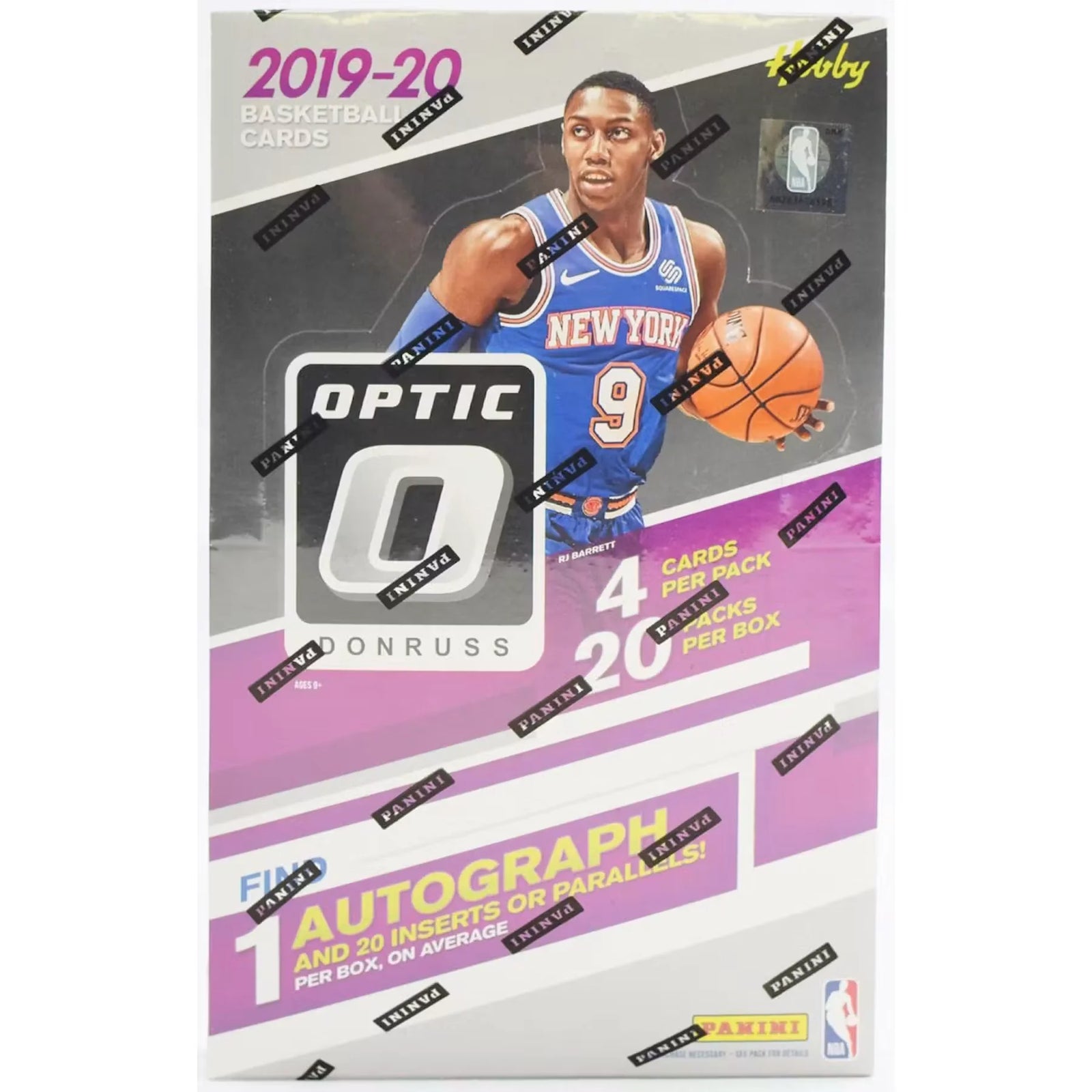 2019-20 Panini Donruss Optic Basketball Hobby Box (Ships Sealed Only) - D
