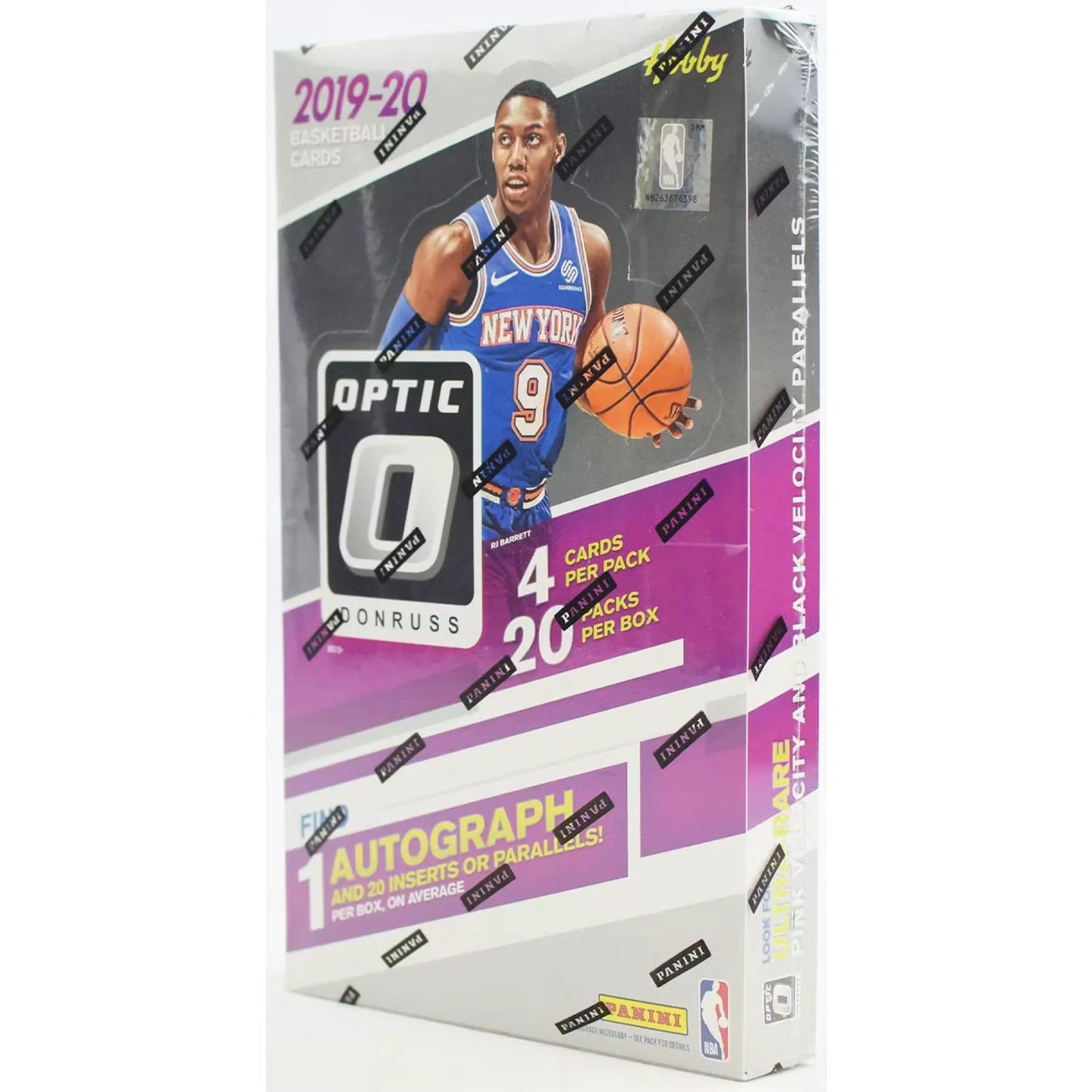 2019-20 Panini Donruss Optic Basketball Hobby Box (Ships Sealed Only) - D
