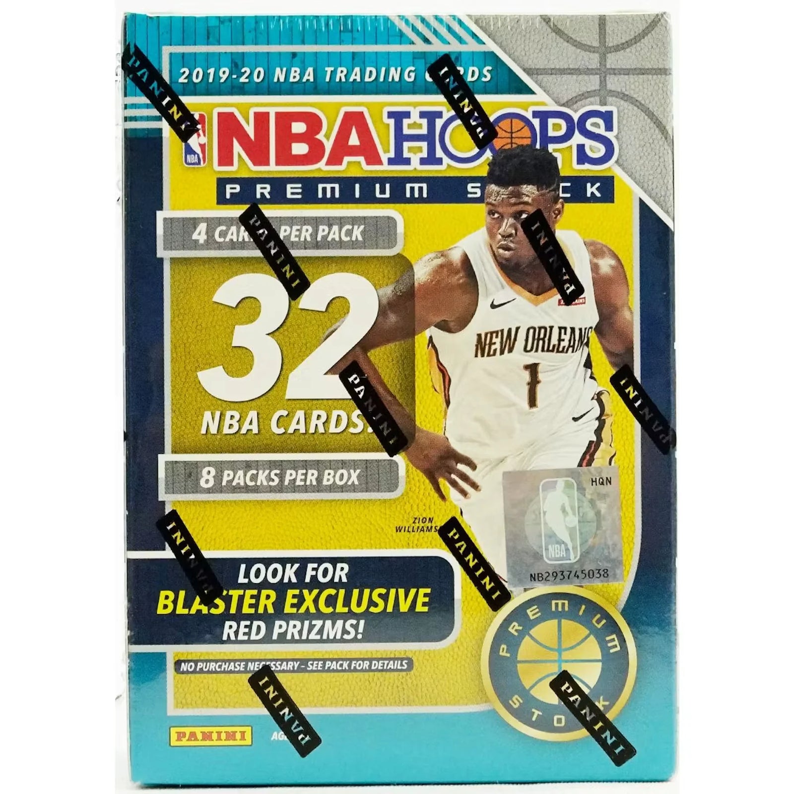 2019-20 Panini Hoops Premium Stock Basketball Blaster Box (Ships Sealed Only) - D