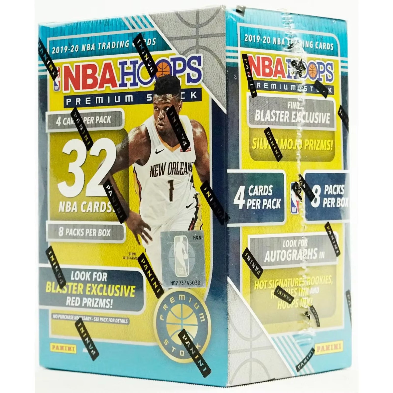 2019-20 Panini Hoops Premium Stock Basketball Blaster Box (Ships Sealed Only) - D