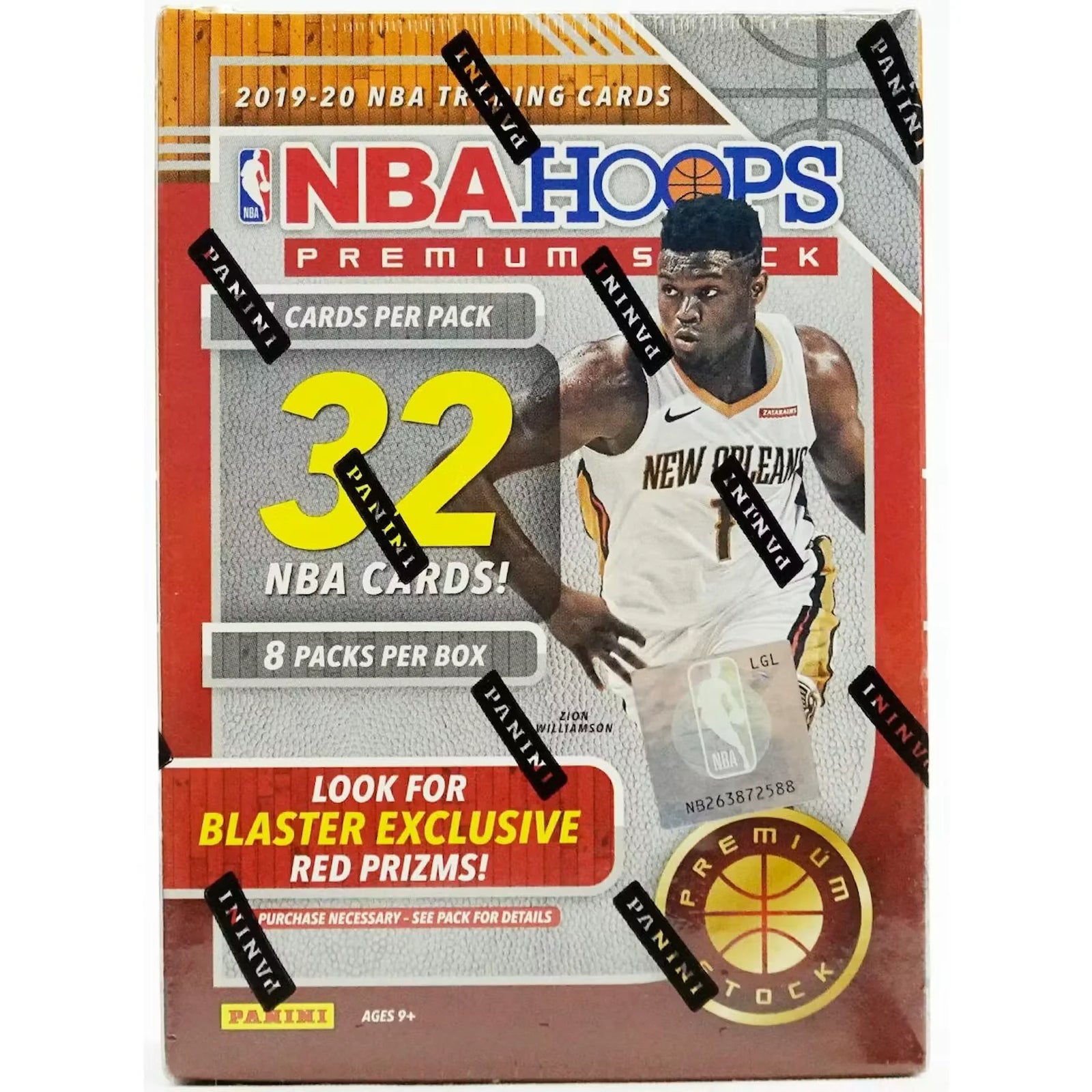 2019-20 Panini Hoops Premium Stock Basketball Blaster Box (Ships Sealed Only) - D