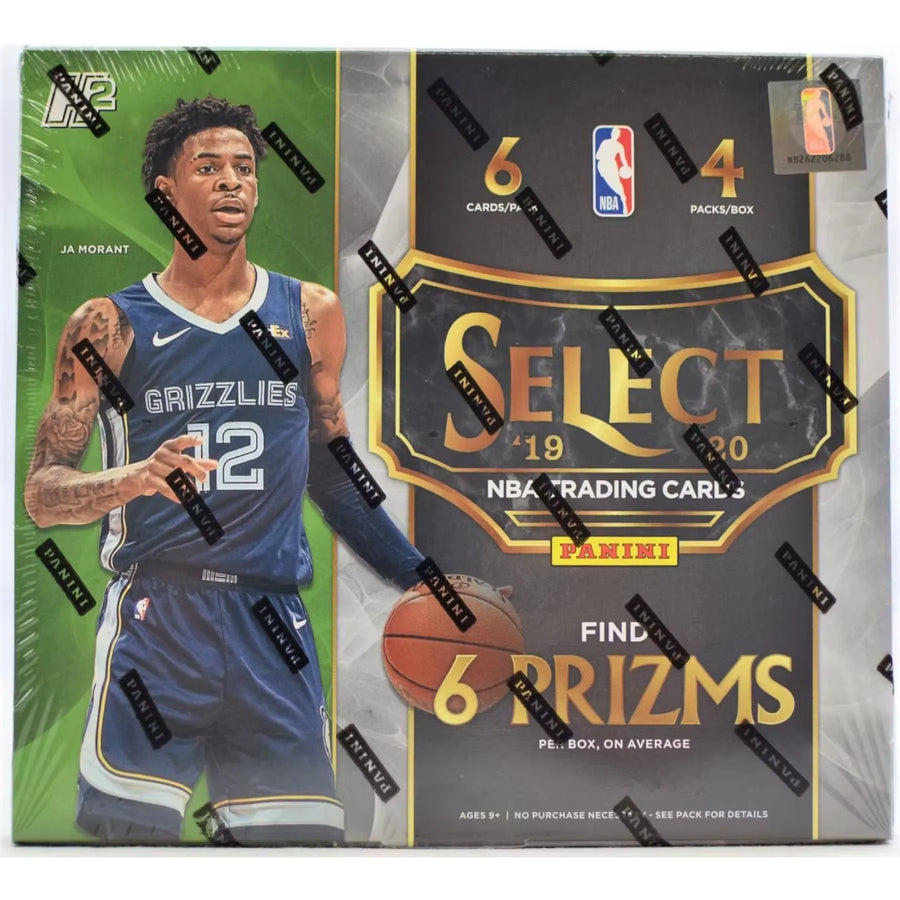 2019-20 Panini Select Basketball H2 Hobby Hybrid Box (Ships Sealed Only)