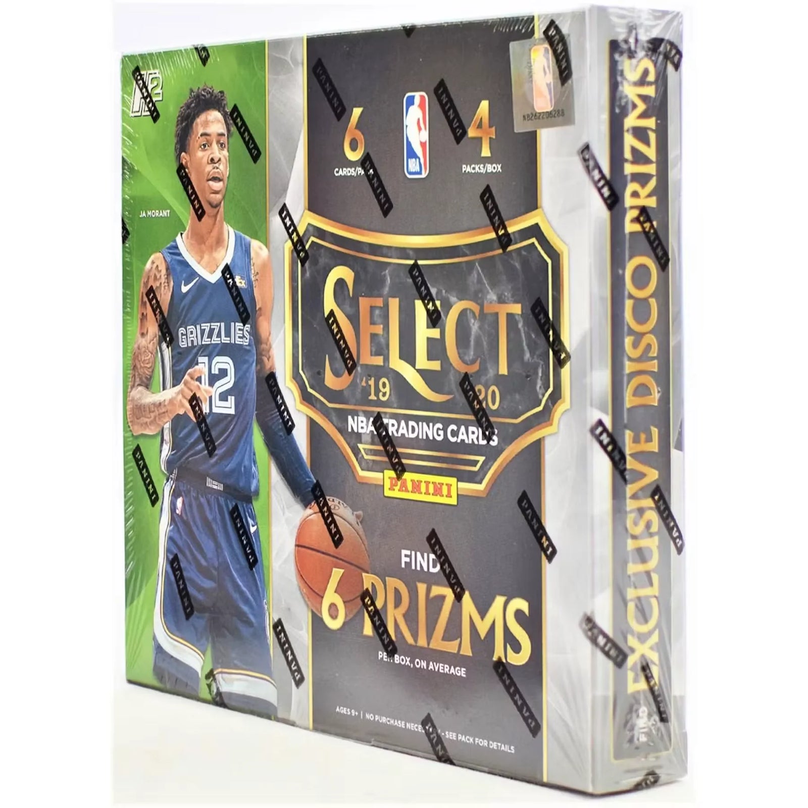 2019-20 Panini Select Basketball H2 Hobby Hybrid Box (Ships Sealed Only)