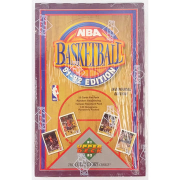 1991-92 Upper Deck Low Series Basketball Hobby Box (Ships Sealed Only)