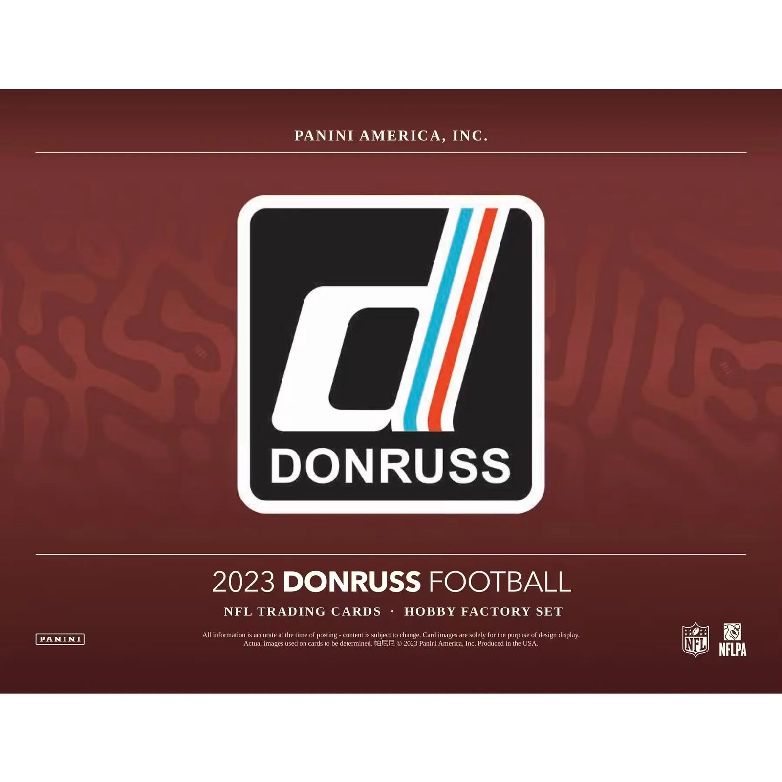 2023 Panini Donruss Football Hobby Factory Set | 405 Cards (Ships Sealed Only)