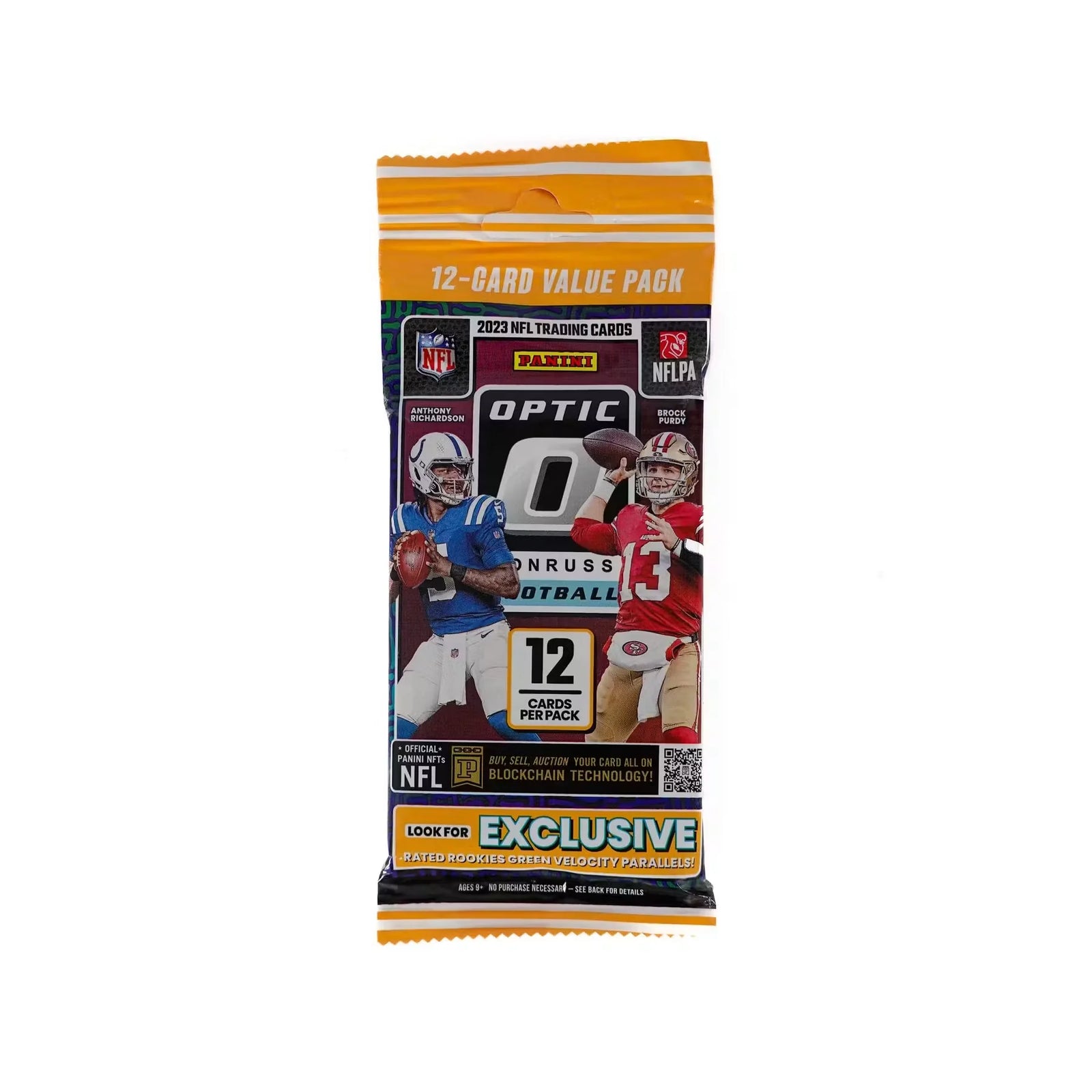 2023 Panini Donruss Optic Football Jumbo Value Box | Green Velocity Parallels (Ships Sealed Only)