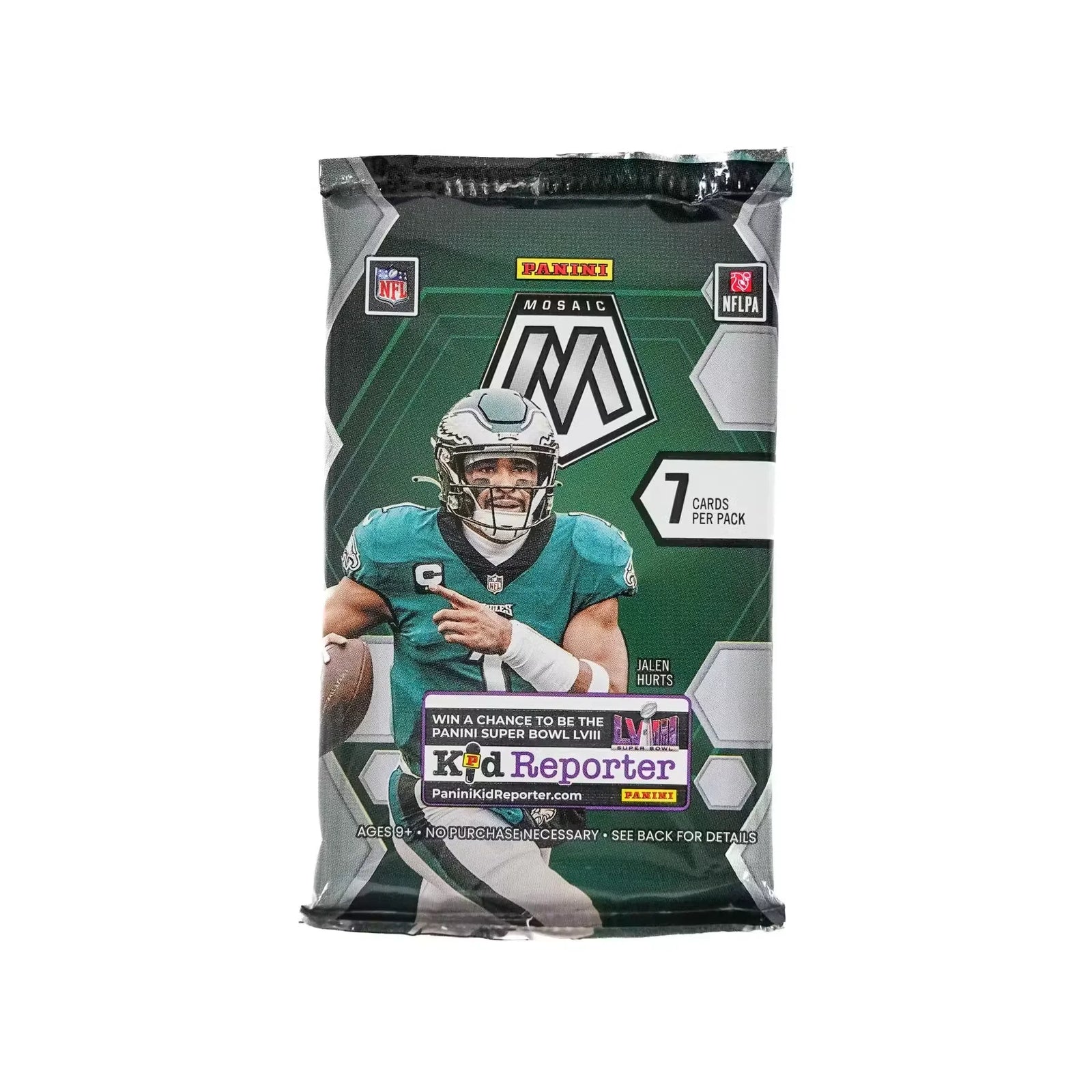 2023 Panini Mosaic Football Mega Box (Reactive Yellow Parallels) (Ships Sealed Only)