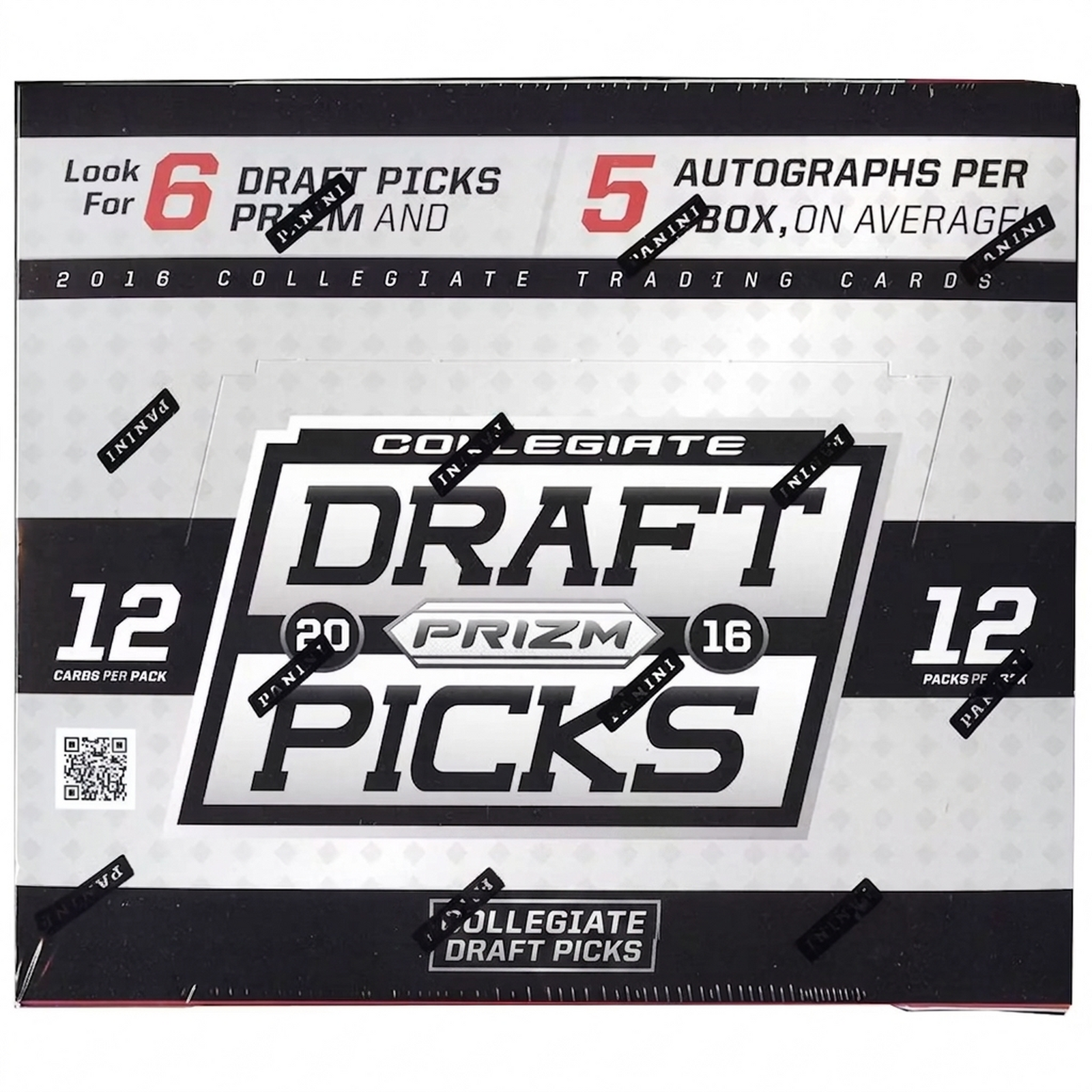 2016 Panini Prizm Collegiate Draft Picks Football Hobby Box (Ships Sealed Only)