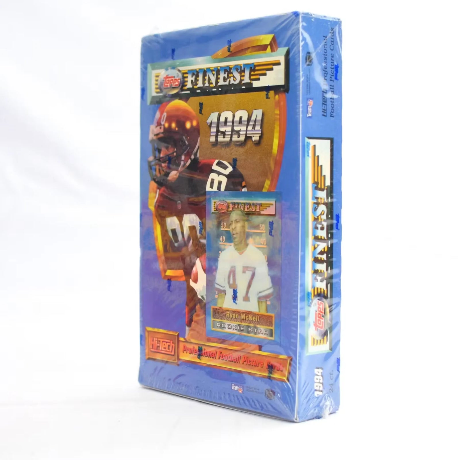 1994 Topps Finest Football Hobby Box | 24 Packs (Ships Sealed Only)