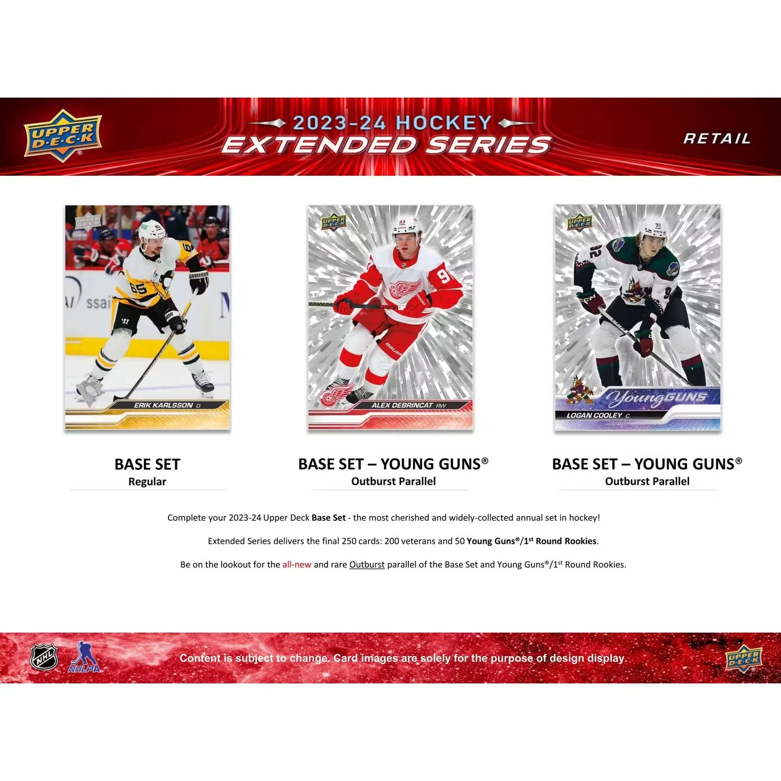 2023-24 Upper Deck Extended Series Hockey Blaster Box (Ships Sealed Only)