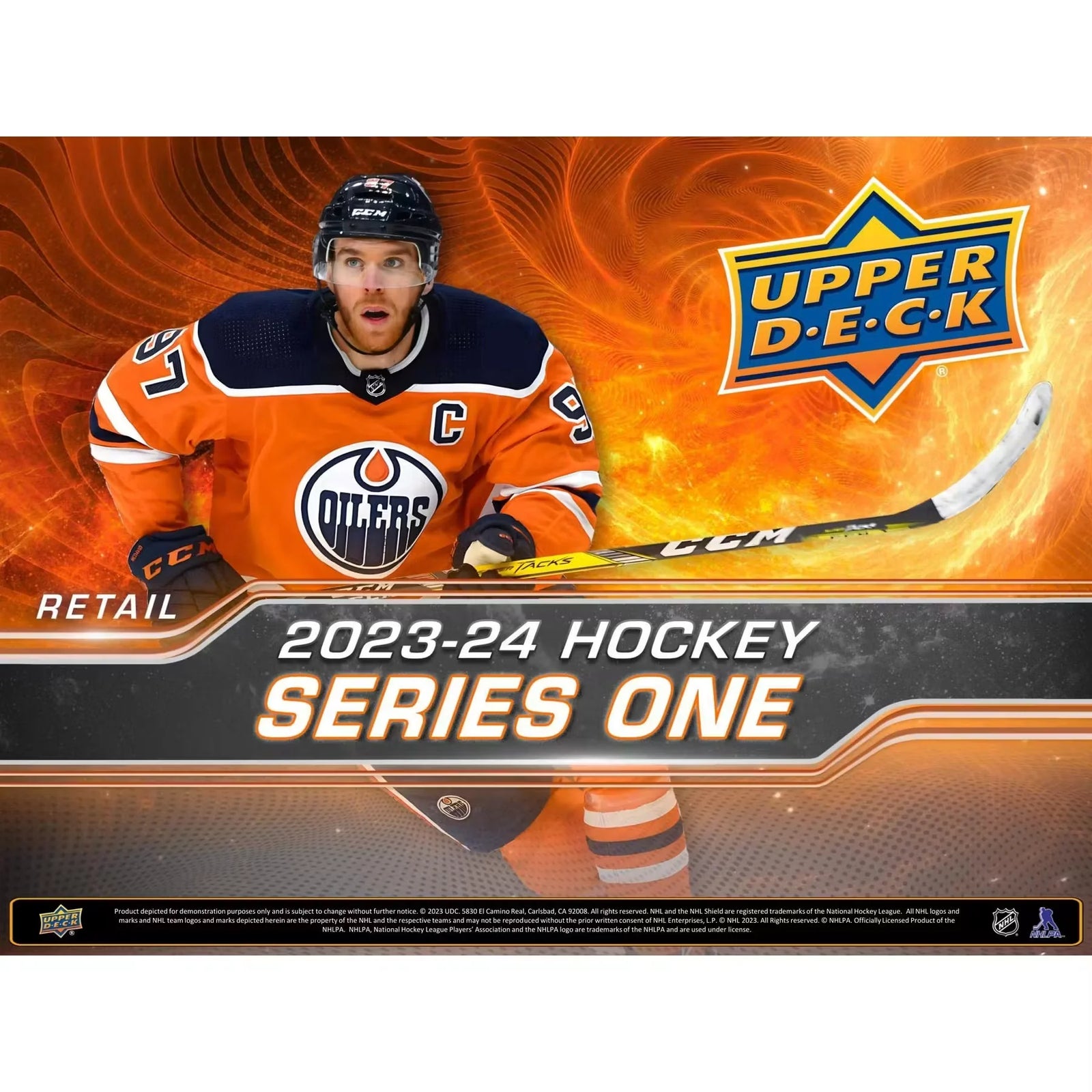 2023-24 Upper Deck Series 1 Hockey Tin | Young Guns Rookie Cards (Ships Sealed Only)