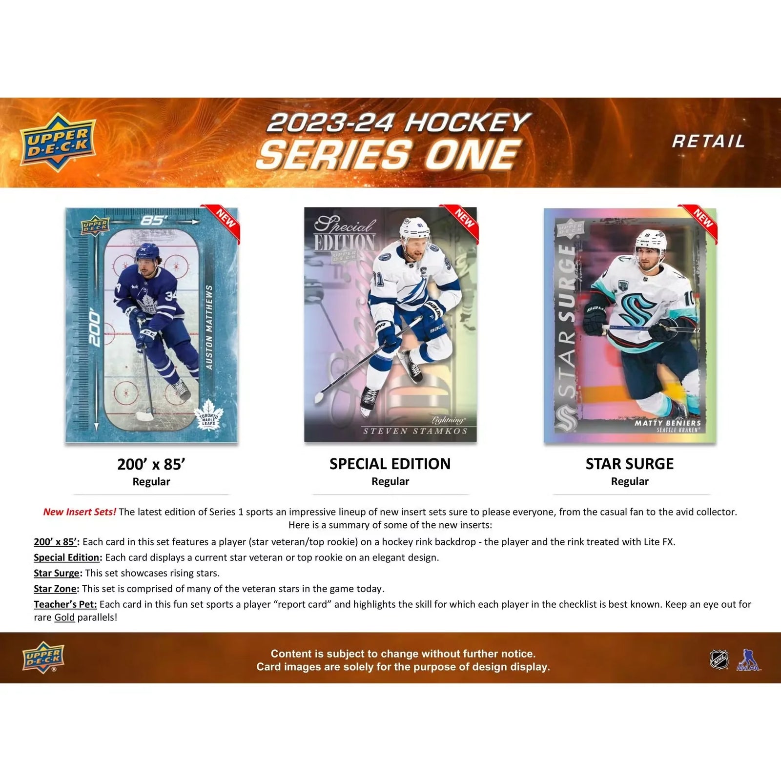 2023-24 Upper Deck Series 1 Hockey Tin | Young Guns Rookie Cards (Ships Sealed Only)