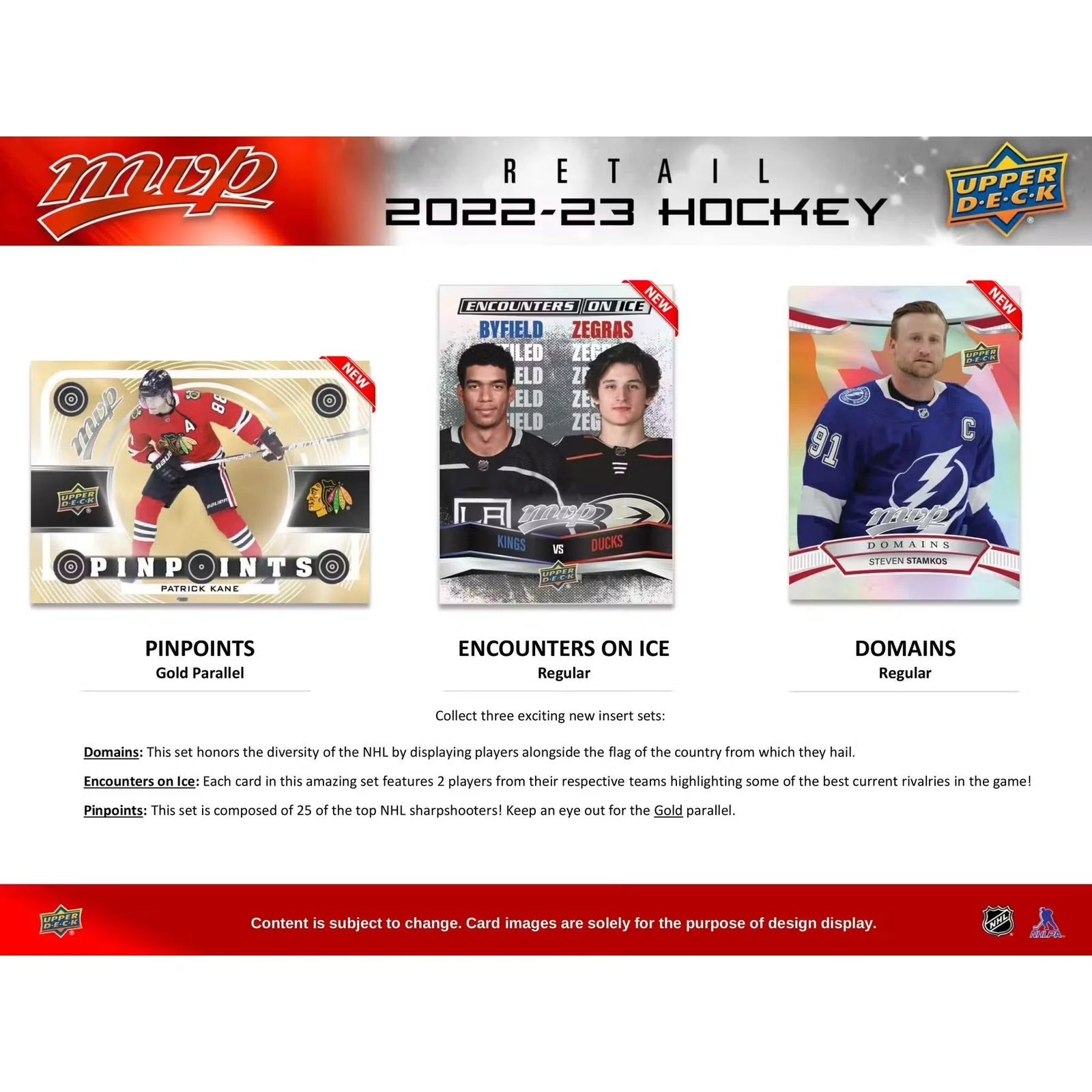 2022-23 Upper Deck MVP Hockey 36-Pack Retail Box (Ships Sealed Only)