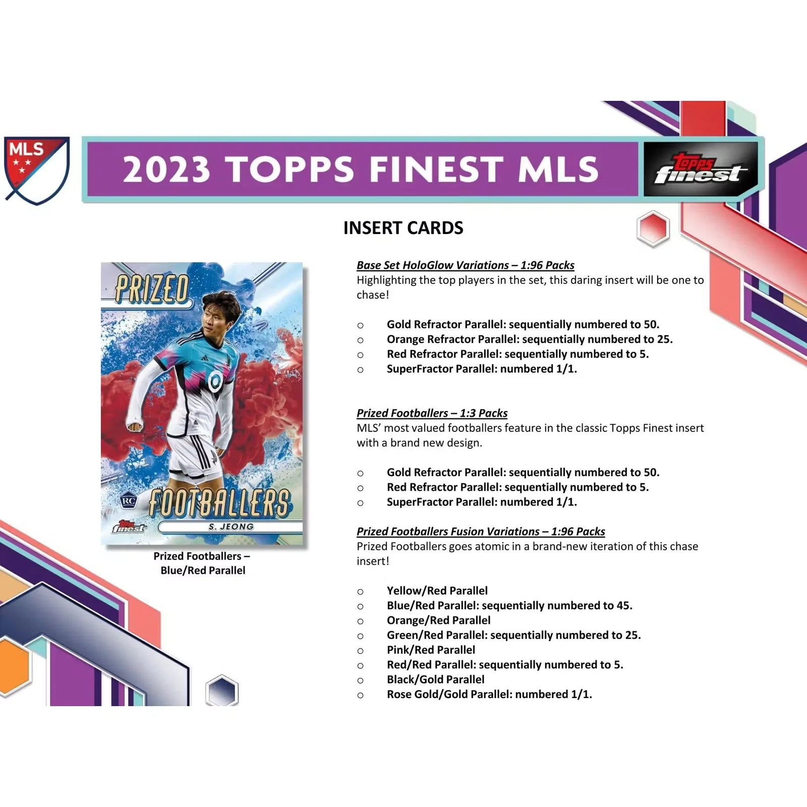2023 Topps Finest MLS Hobby Box | 2 Autographs Per Box (Ships Sealed Only)