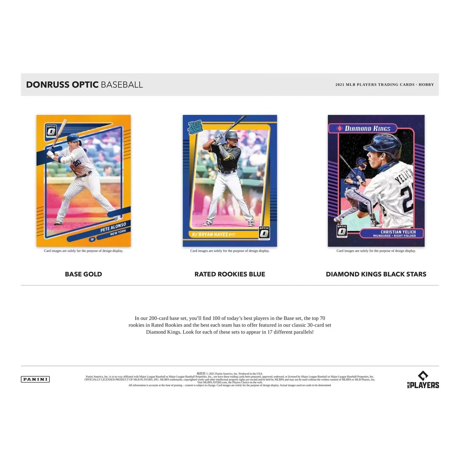 2021 Panini Donruss Optic Baseball Hobby Box | Two Autos Per Box (Ships Sealed Only)