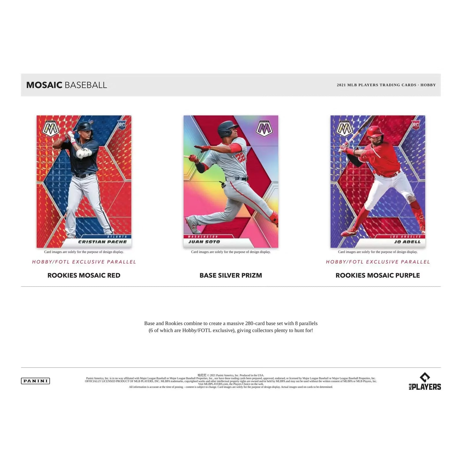 2021 Panini Mosaic Baseball 1st Off The Line FOTL Hobby Box (Ships Sealed Only)