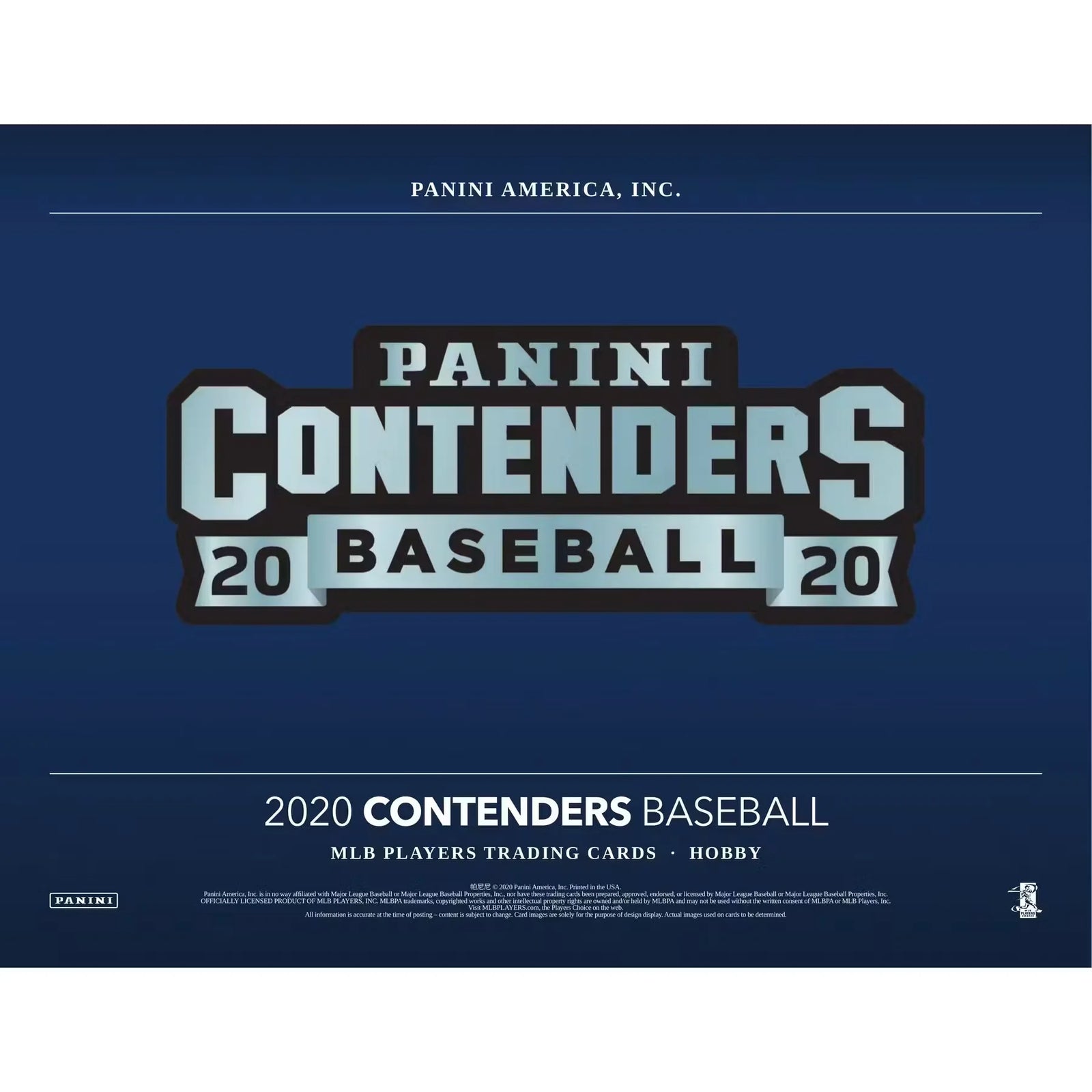 2020 Panini Contenders 1st Off The Line FOTL Baseball Hobby Box (Ships Sealed Only)