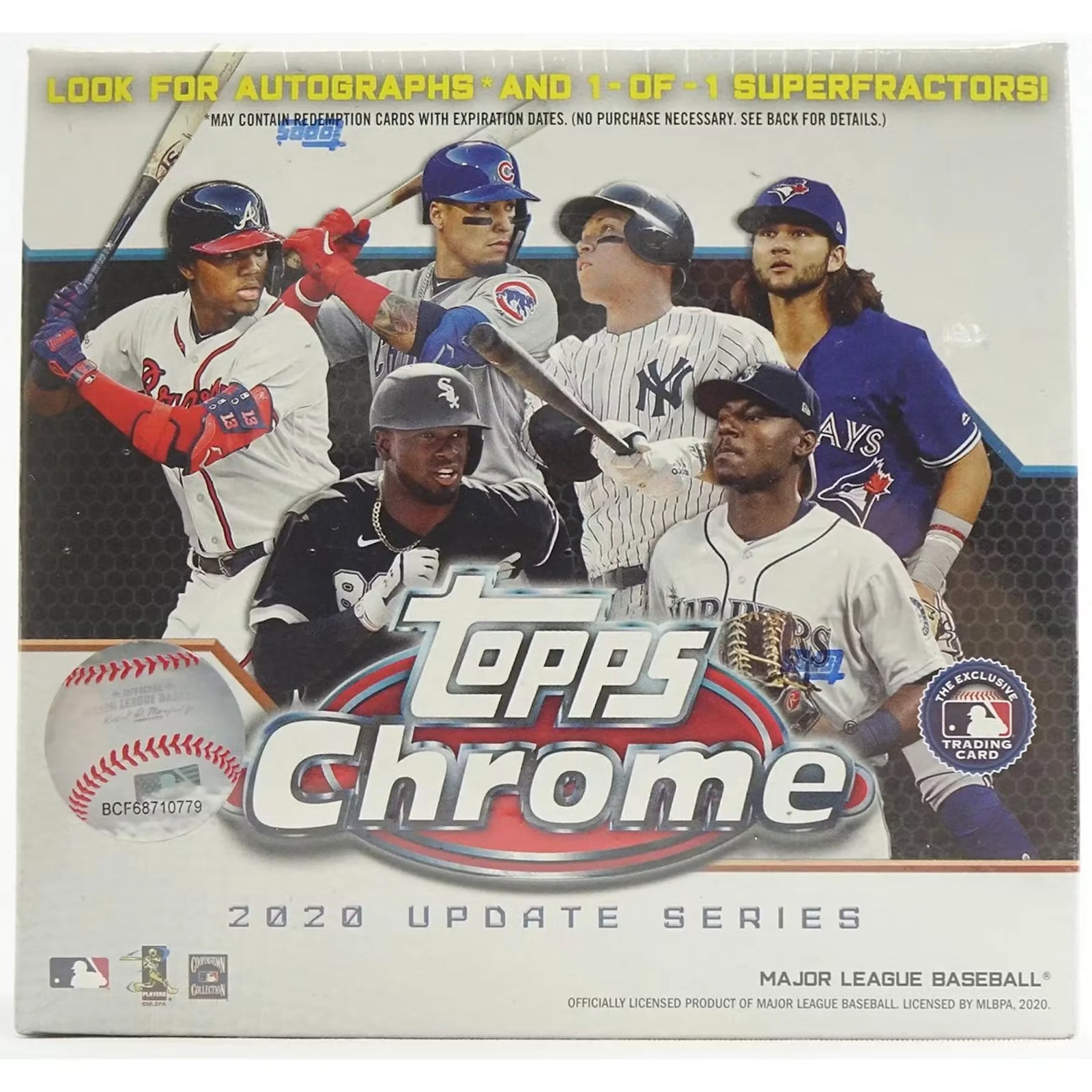 2020 Topps Chrome Update Baseball Mega Box (White) (Ships Sealed Only) - D2