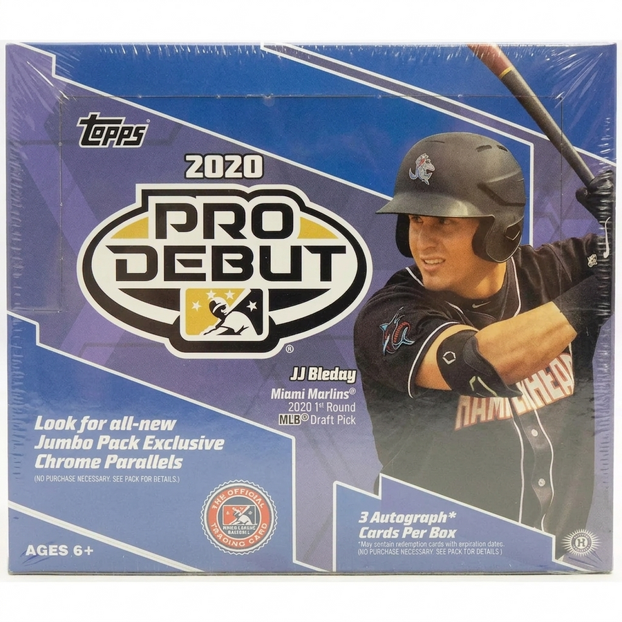 2020 Topps Pro Debut Baseball Hobby Jumbo Box | Chrome Parallels (Ships Sealed Only)