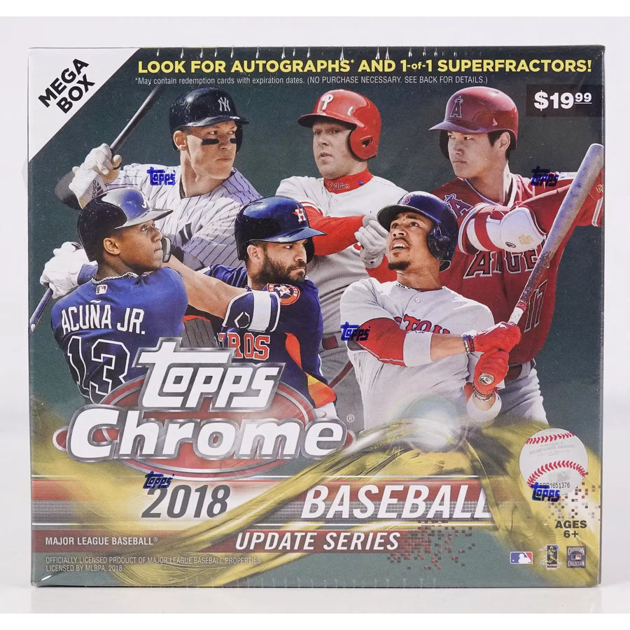 2018 Topps Chrome Update Baseball Mega Box (Ships Sealed Only) | P2065203