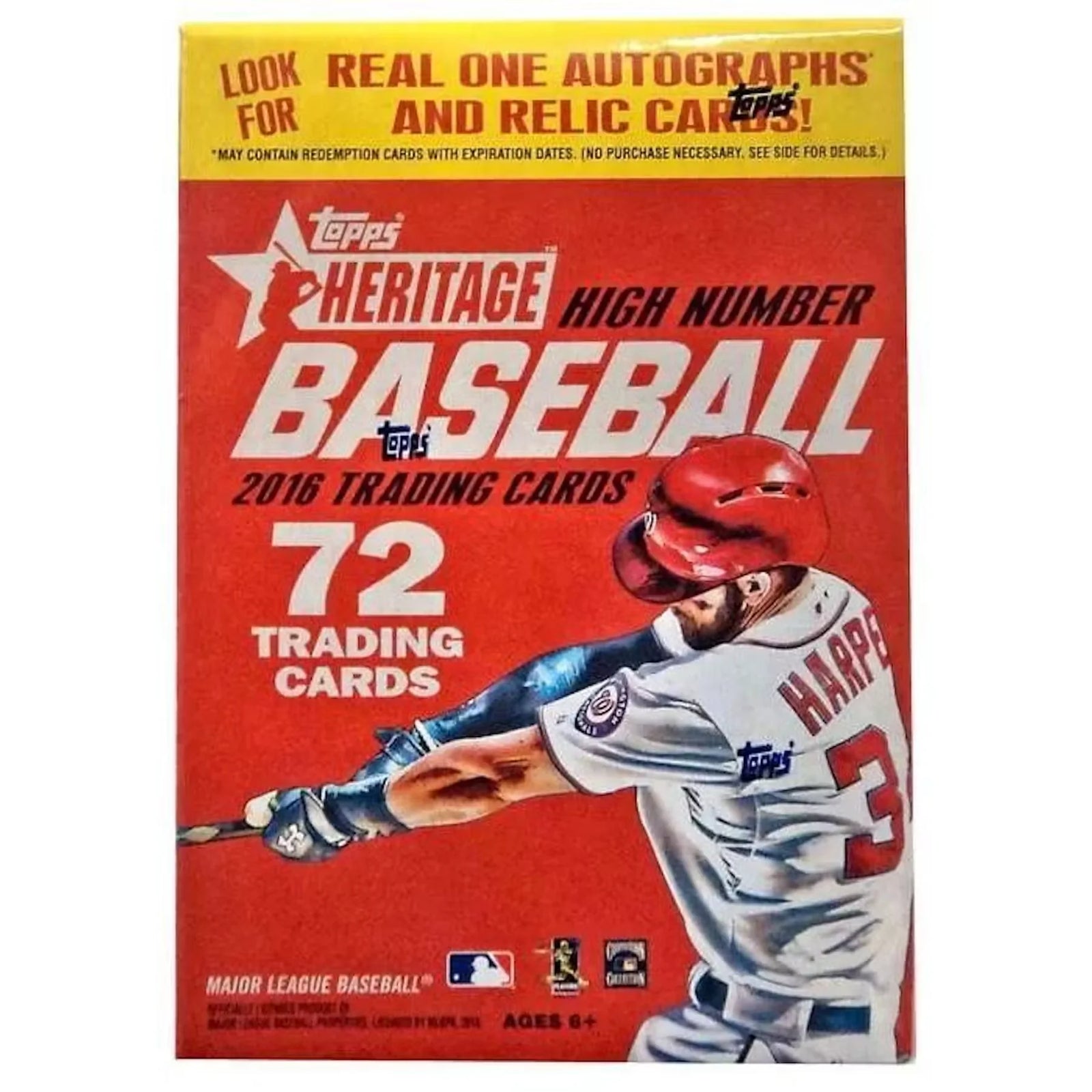 2016 Topps Heritage High Number Baseball Blaster Box (Ships Sealed Only)