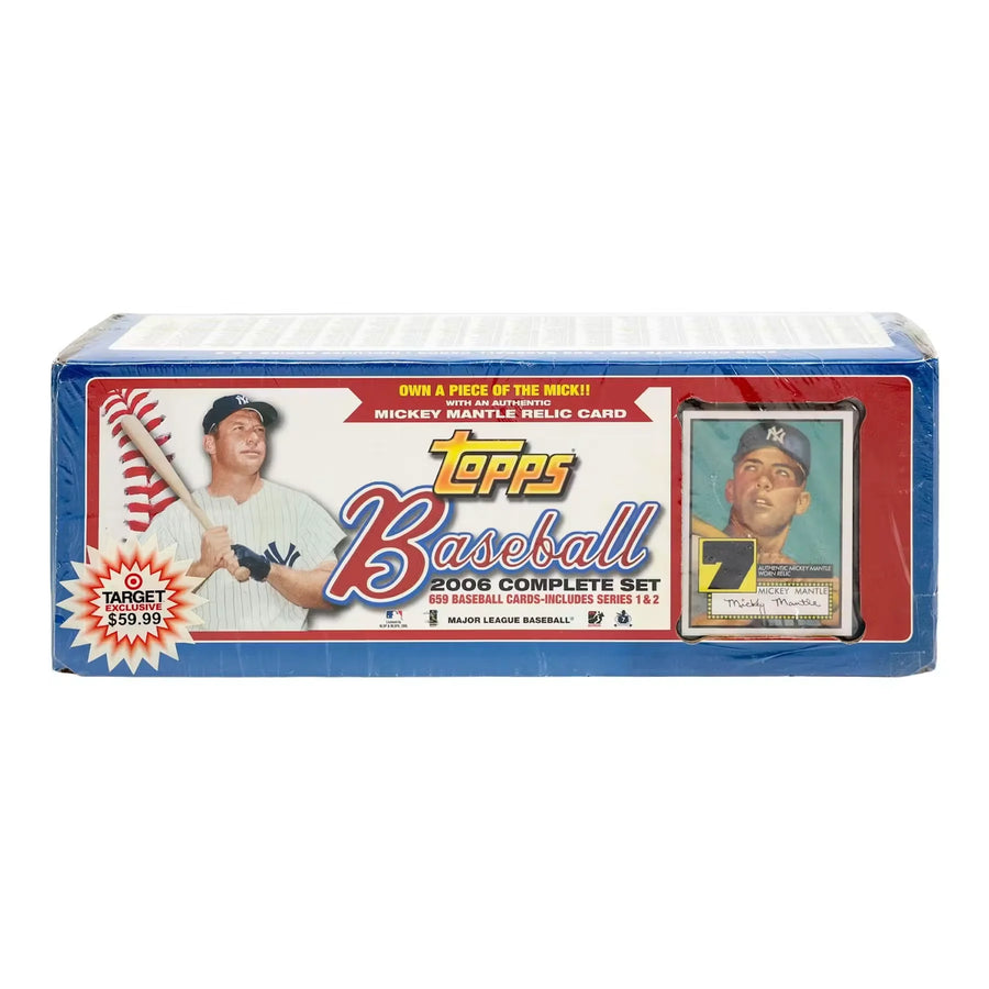 2006 Topps Factory Set Baseball Retail (Box) (Target) (Mickey Mantle Edition) 659-Card (Ships Sealed Only)