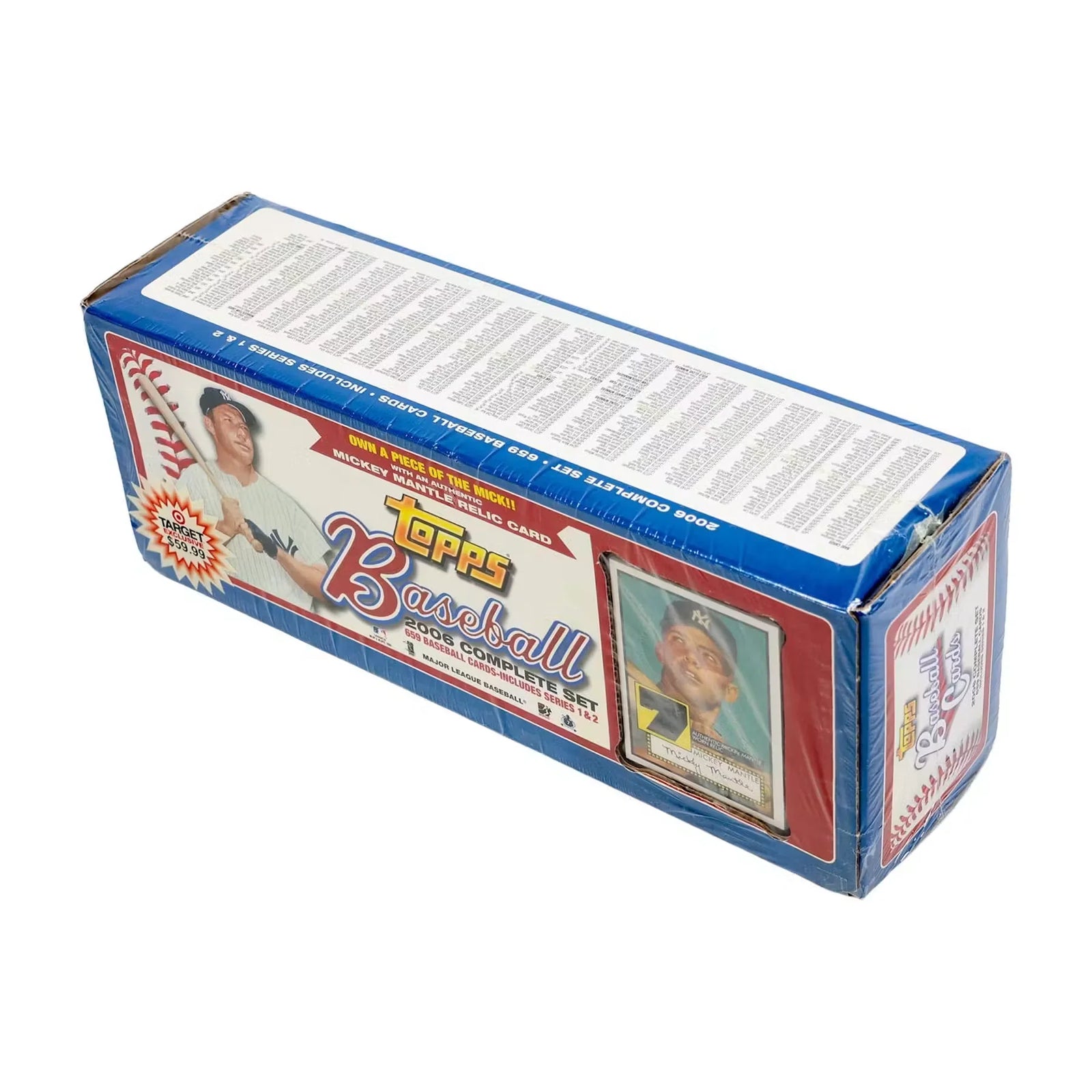 2006 Topps Factory Set Baseball Retail (Box) (Target) (Mickey Mantle Edition) 659-Card (Ships Sealed Only)