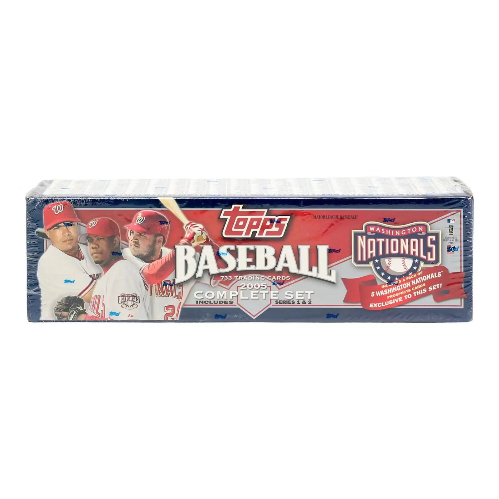 2005 Topps Factory Set Baseball Box | 733 Cards + Nationals Prospects (Ships Sealed Only)