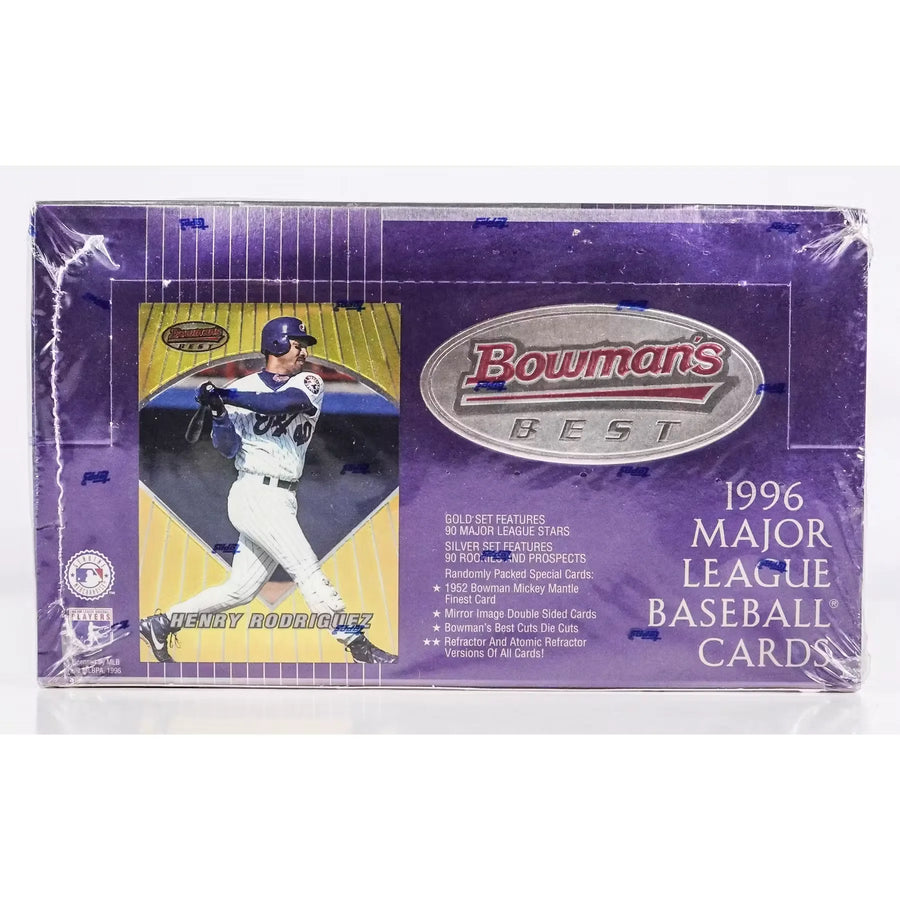 1996 Bowman's Best Baseball Hobby Box (Ships Sealed Only)