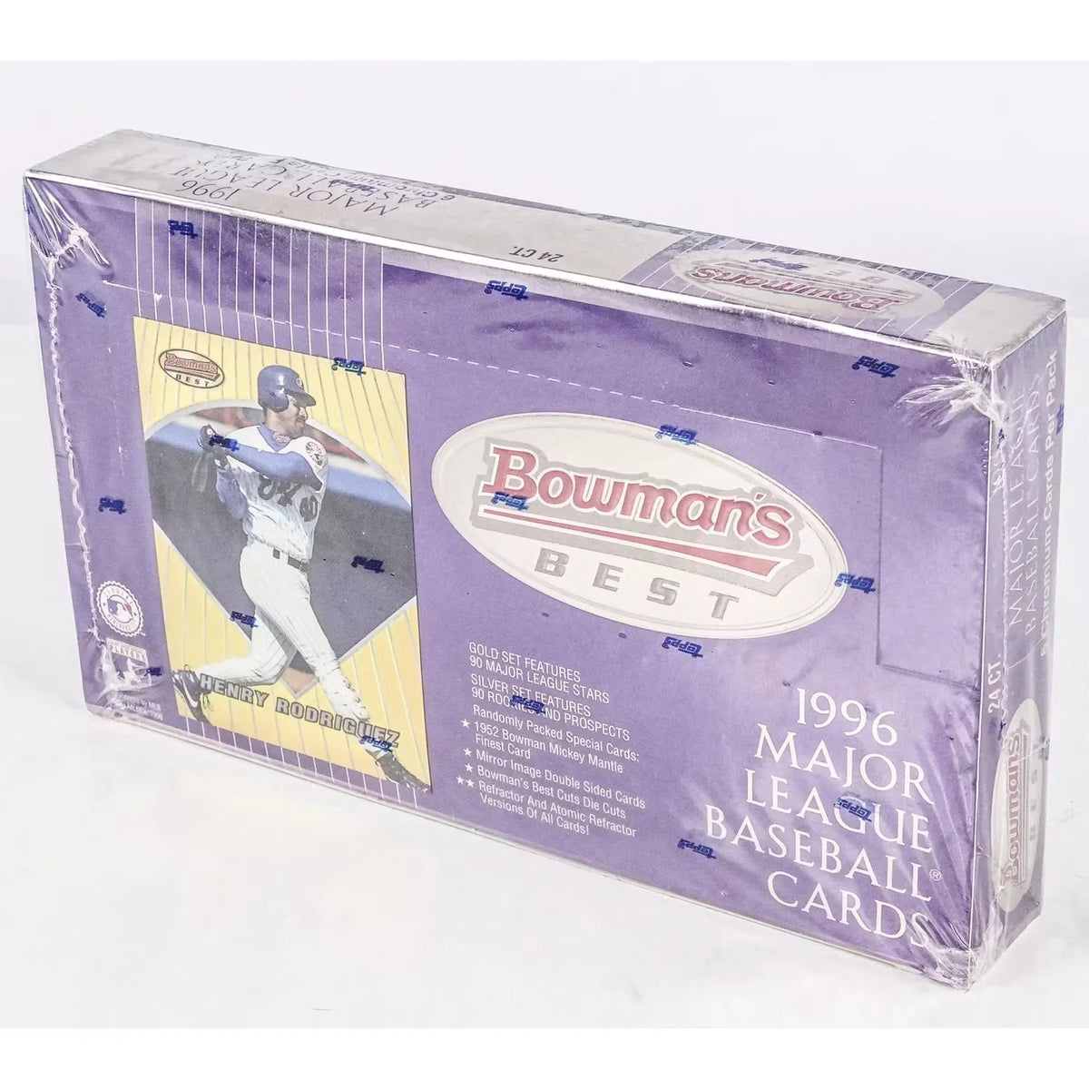 1996 Bowman's Best Baseball Hobby Box (Ships Sealed Only)