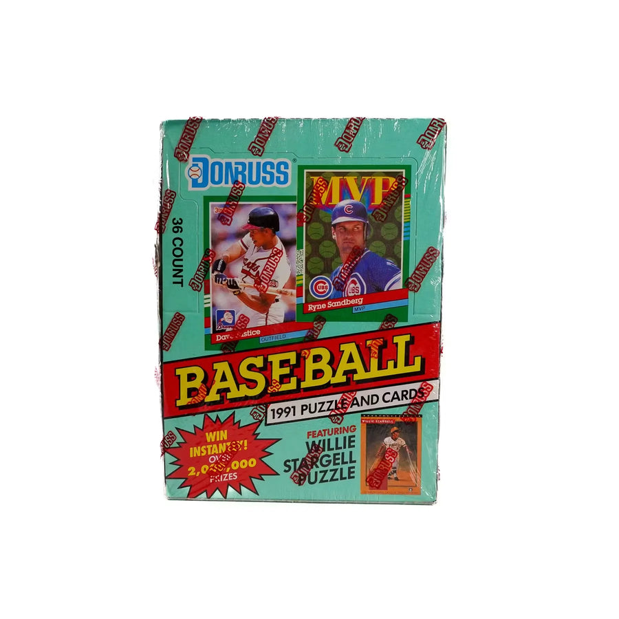 1991 Donruss Series 2 Baseball Wax Box | 36 Packs (Ships Sealed Only)