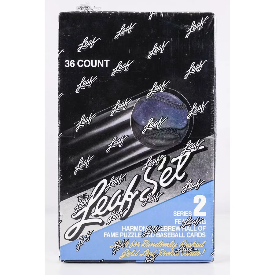 1991 Leaf Series 2 Baseball Wax Box | 36 Packs, 15 Cards Each (Ships Sealed Only)