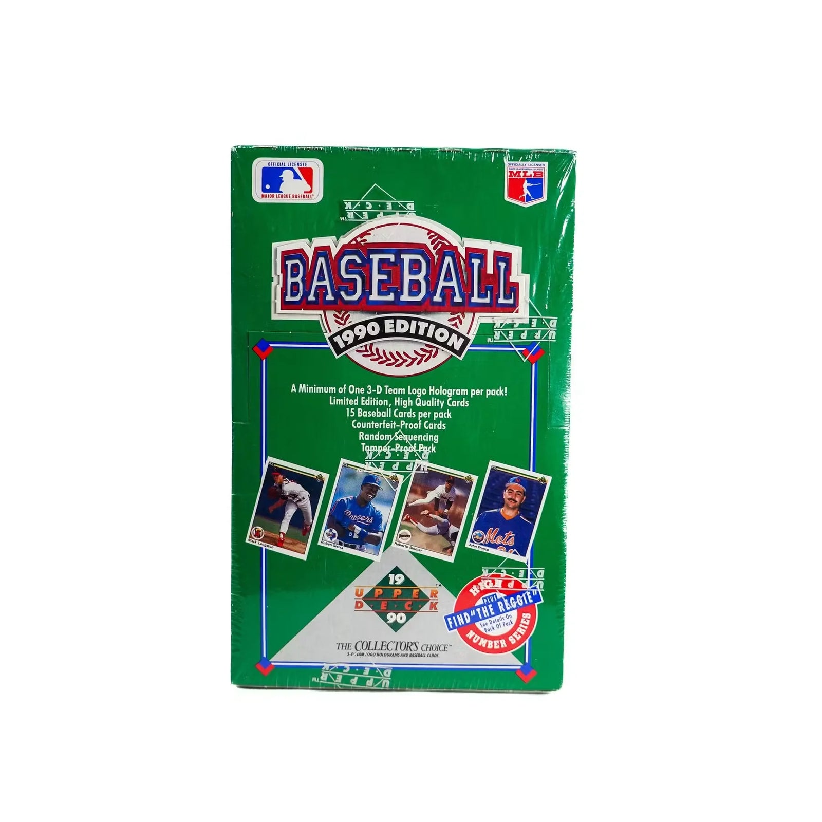 1990 Upper Deck Series 2 Baseball Wax Box | High Numbers (Ships Sealed Only)