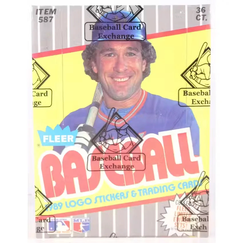 1989 Fleer Baseball Wax Box | BBCE Sealed