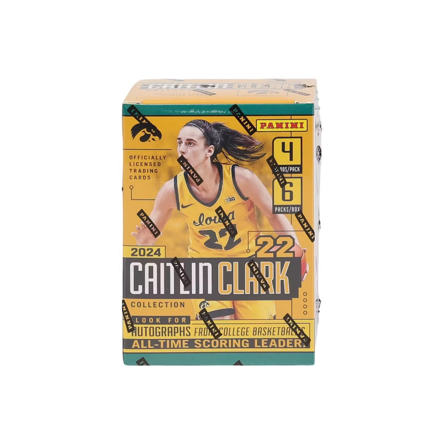 2024 Panini Caitlin Clark Collection Basketball Blaster Box (Metalized Parallels!) (Ships Sealed Only) - D