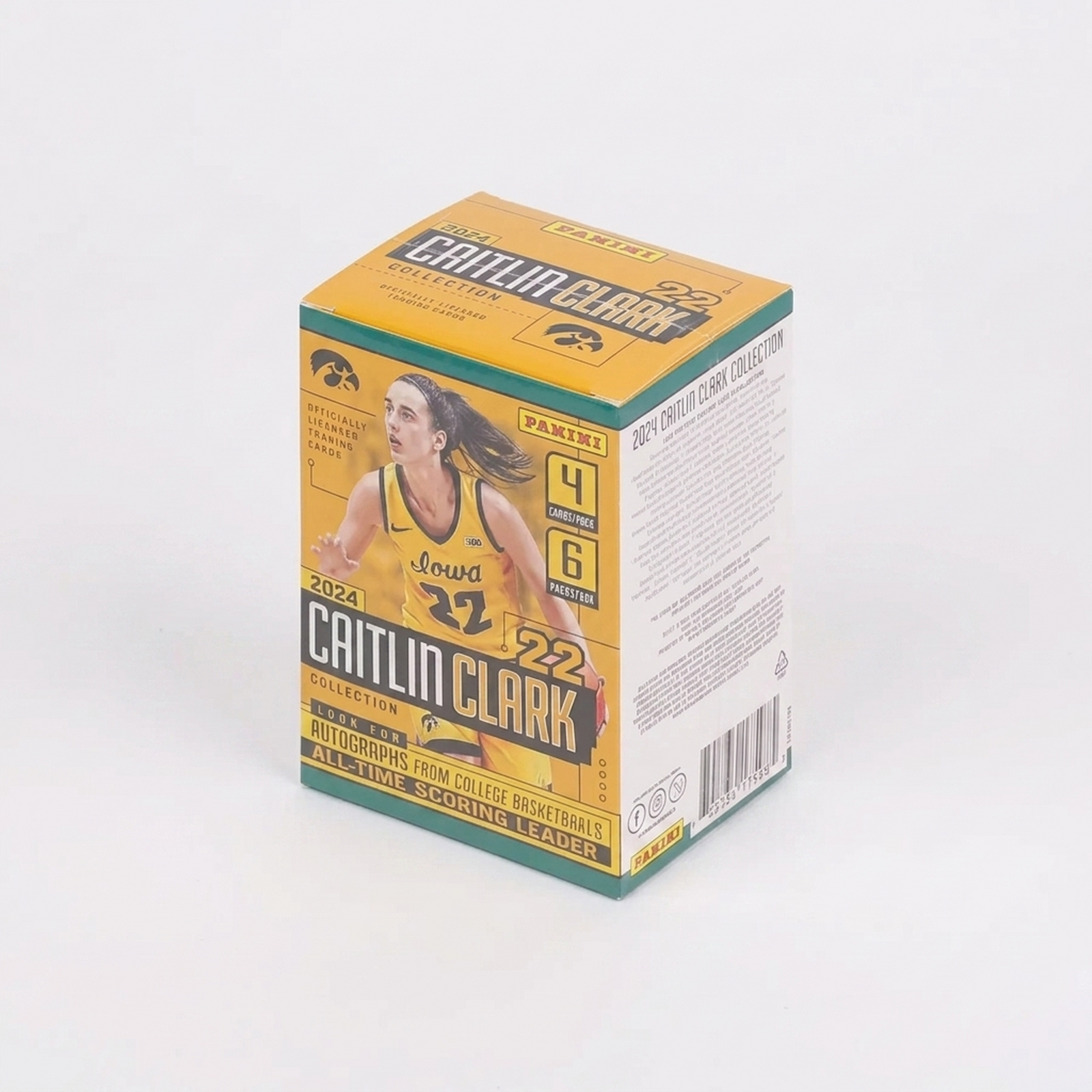 2024 Panini Caitlin Clark Collection Basketball Blaster Box (Metalized Parallels!) (Ships Sealed Only) - D